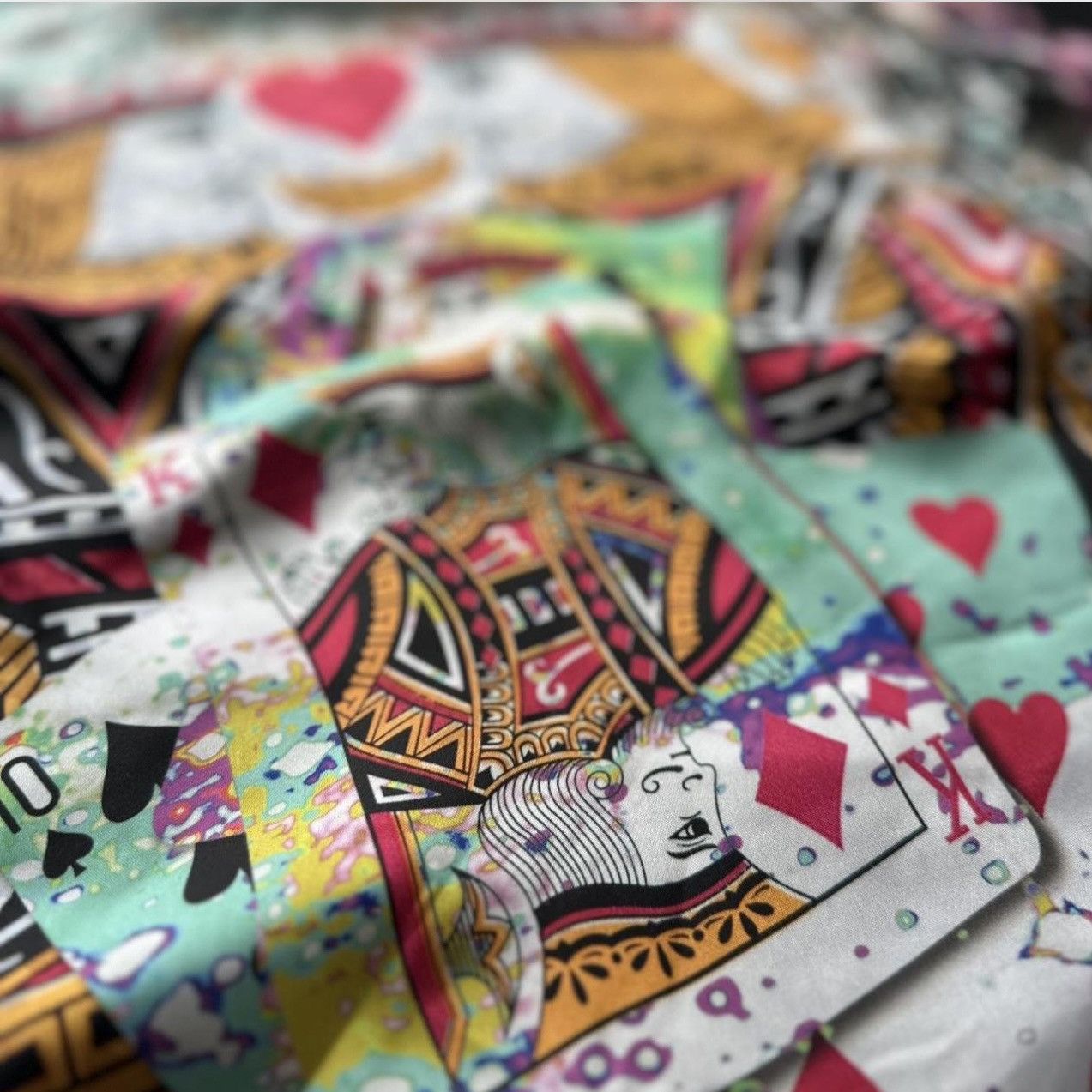 Yaponskii Yaponskii Archival Silky/Jersey Playing Card Graphic Tee Size US S / EU 44-46 / 1 - 4 Thumbnail