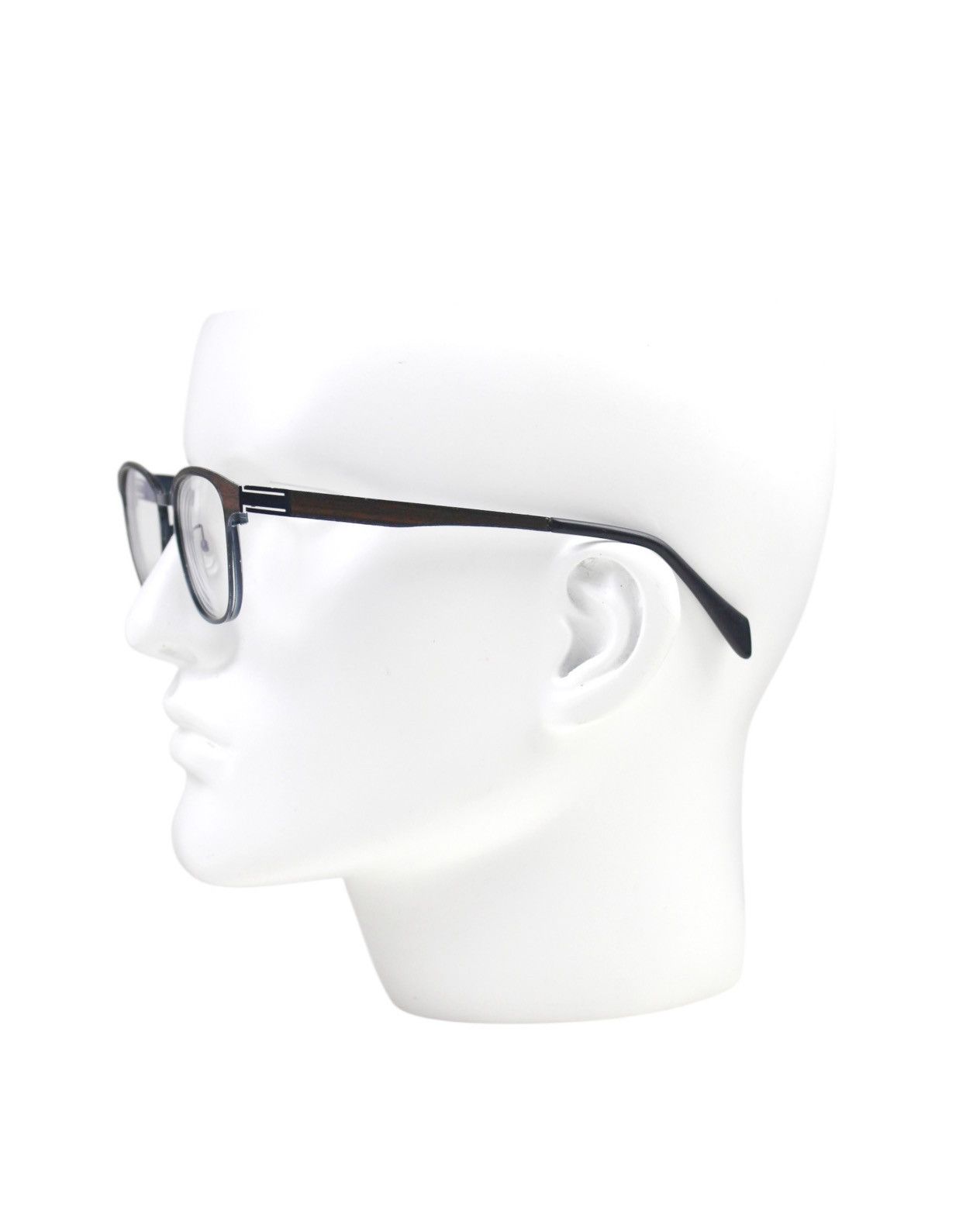 JINS 2000S JINS JAPAN EYEWEAR – BLUE WOOD-TEXTURE FRAME Size ONE SIZE - 8 Thumbnail