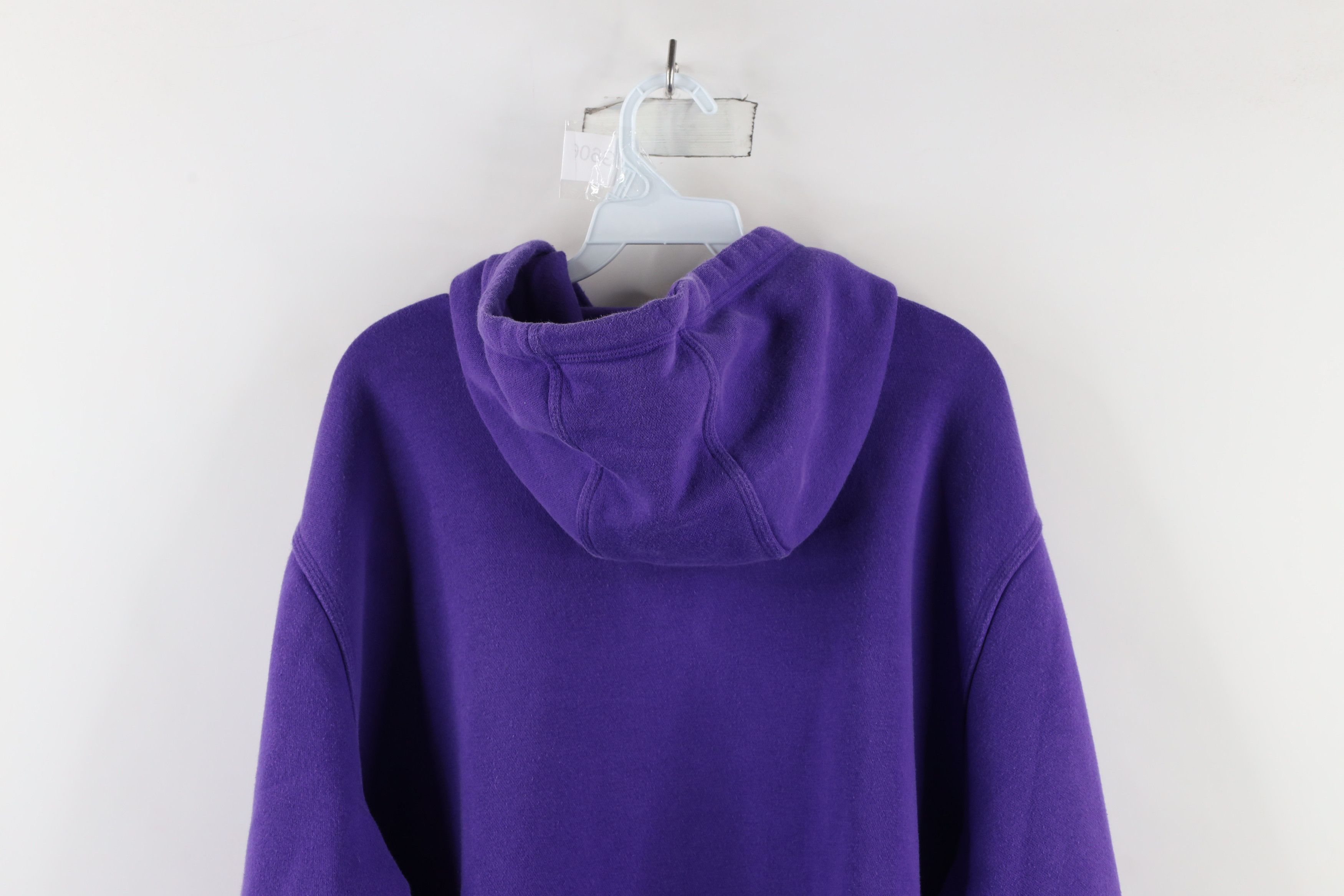 Nike × Vintage Vintage Nike College Football Hoodie Sweatshirt Purple Size US XXL / EU 58 / 5 - 13 Thumbnail