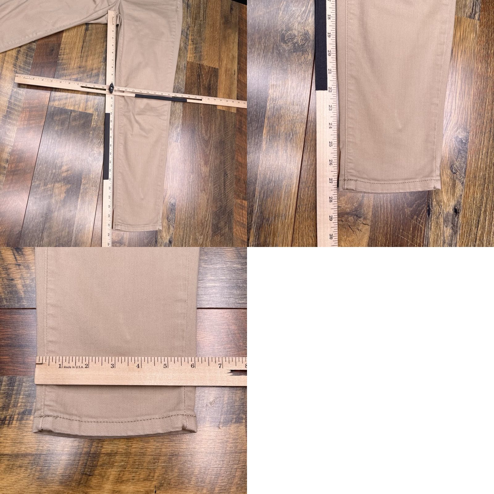 NYDJ NYDJ Jeans Ankle 6 Tan Mid Rise Stretch Size 28" / US 6 / IT 42 - 9 Thumbnail
