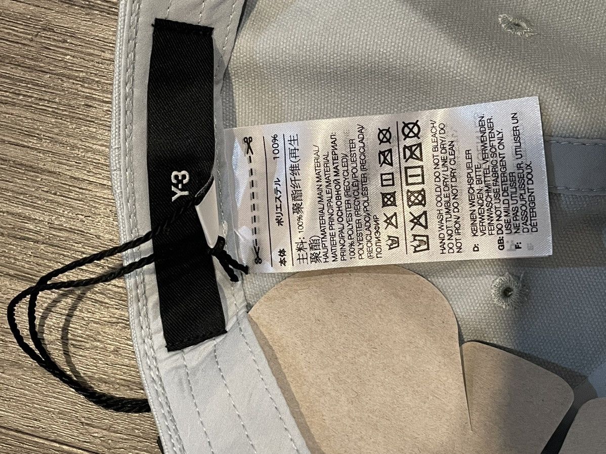 Y-3 Y-3 Adidas Tokyo Cap in Wonder Silver Size ONE SIZE - 8 Thumbnail