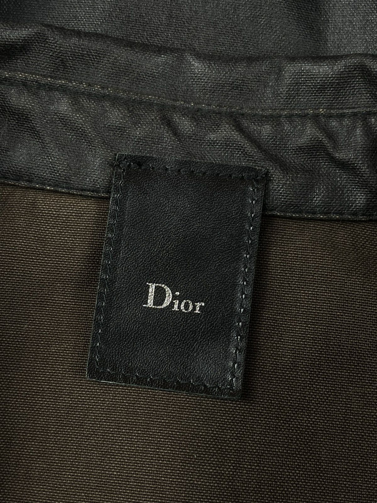 Dior AW03 Dior Homme Hedi Slimane Luster Waxed Coated Jacket Size US M / EU 48-50 / 2 - 8 Thumbnail