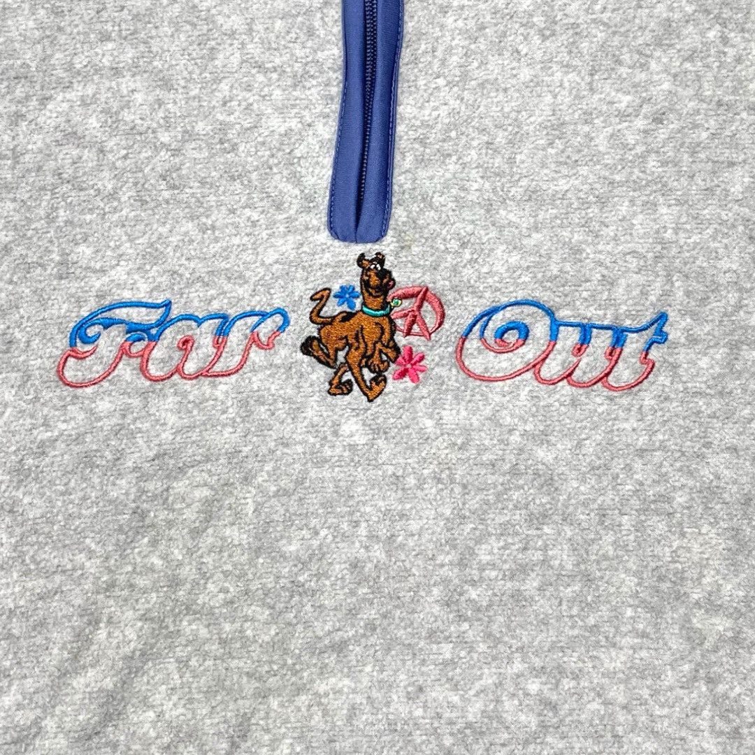 Vintage Vintage Scooby Doo Far Out Fleece Pullover Long Sleeve Shirt Size US M / EU 48-50 / 2 - 2 Thumbnail