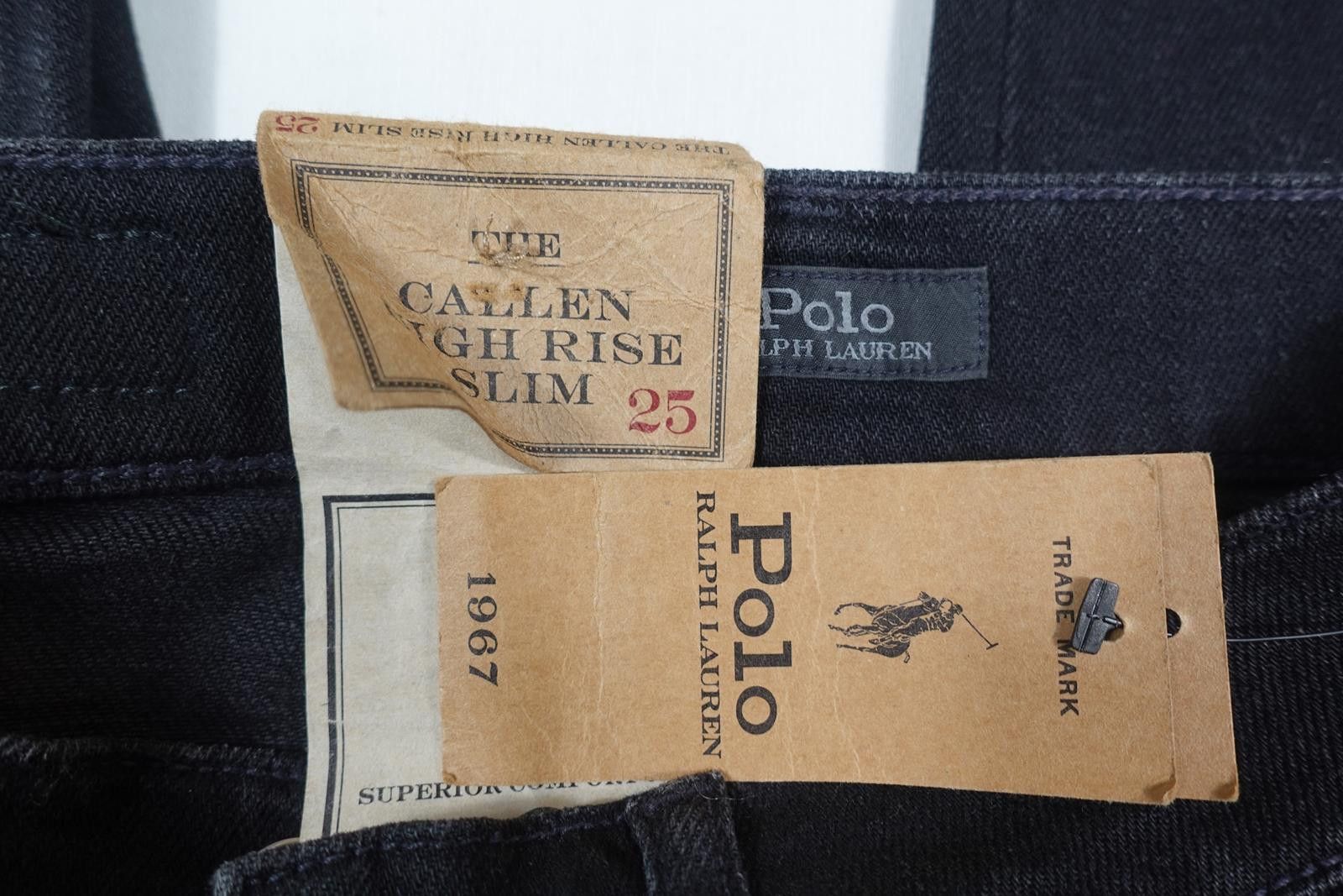 Polo Ralph Lauren Polo Ralph Lauren Pants Callen High-Rise Black Jeans NWT 25 Size 25" / US 0 / IT 36 - 4 Thumbnail