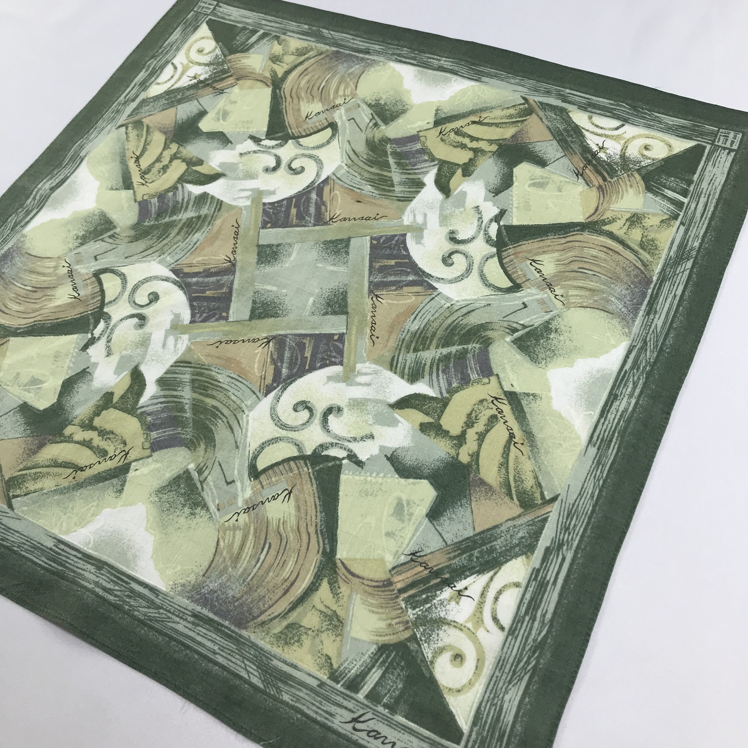 Kansai Yamamoto Kansai Art Handkerchief Neckerchief Bandana H927 Size ONE SIZE - 4 Thumbnail
