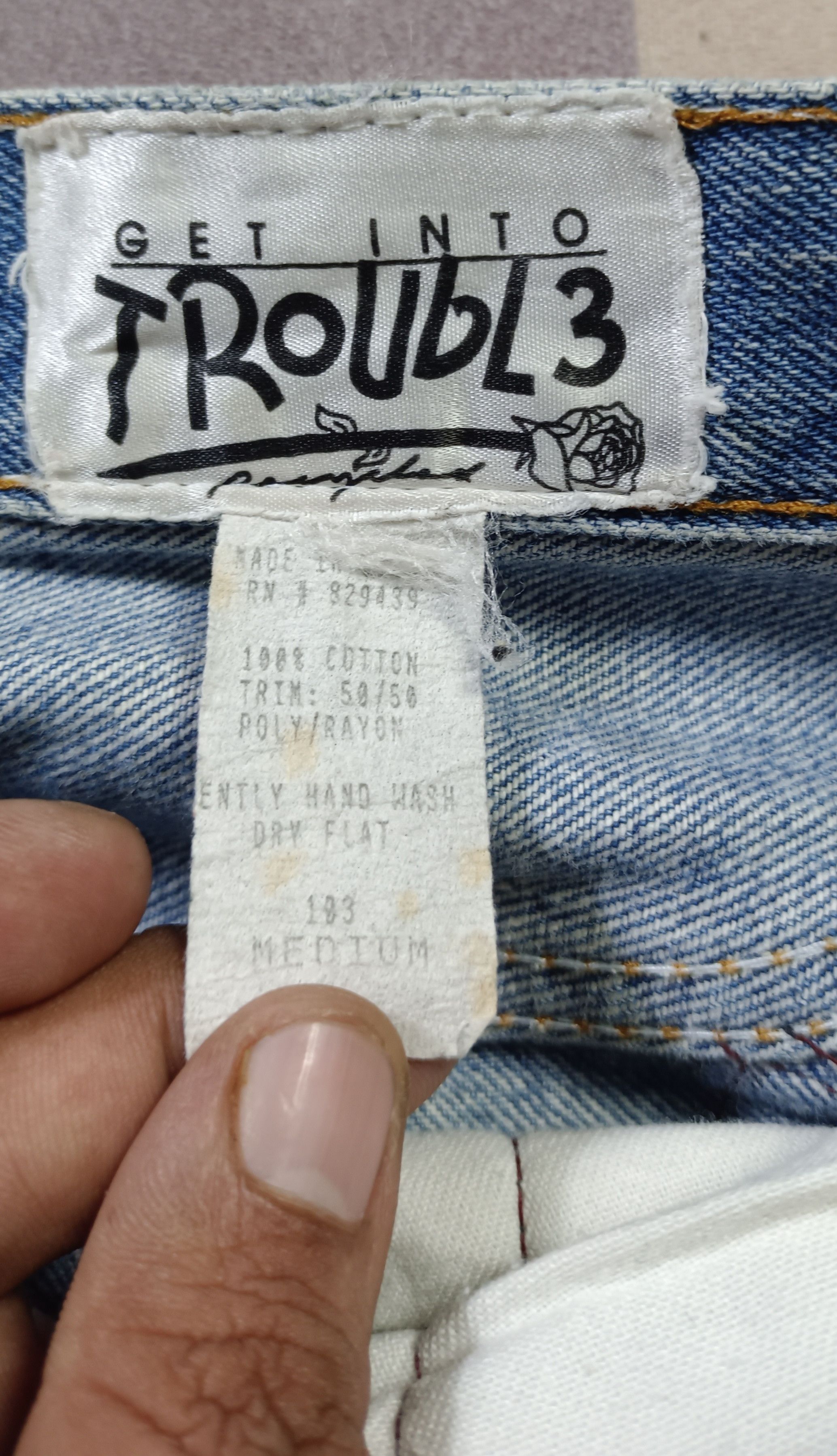 Levi's Levi's "Get Into Troubl 3" Patch Work Denim Size 30" / US 8 / IT 44 - 13 Thumbnail