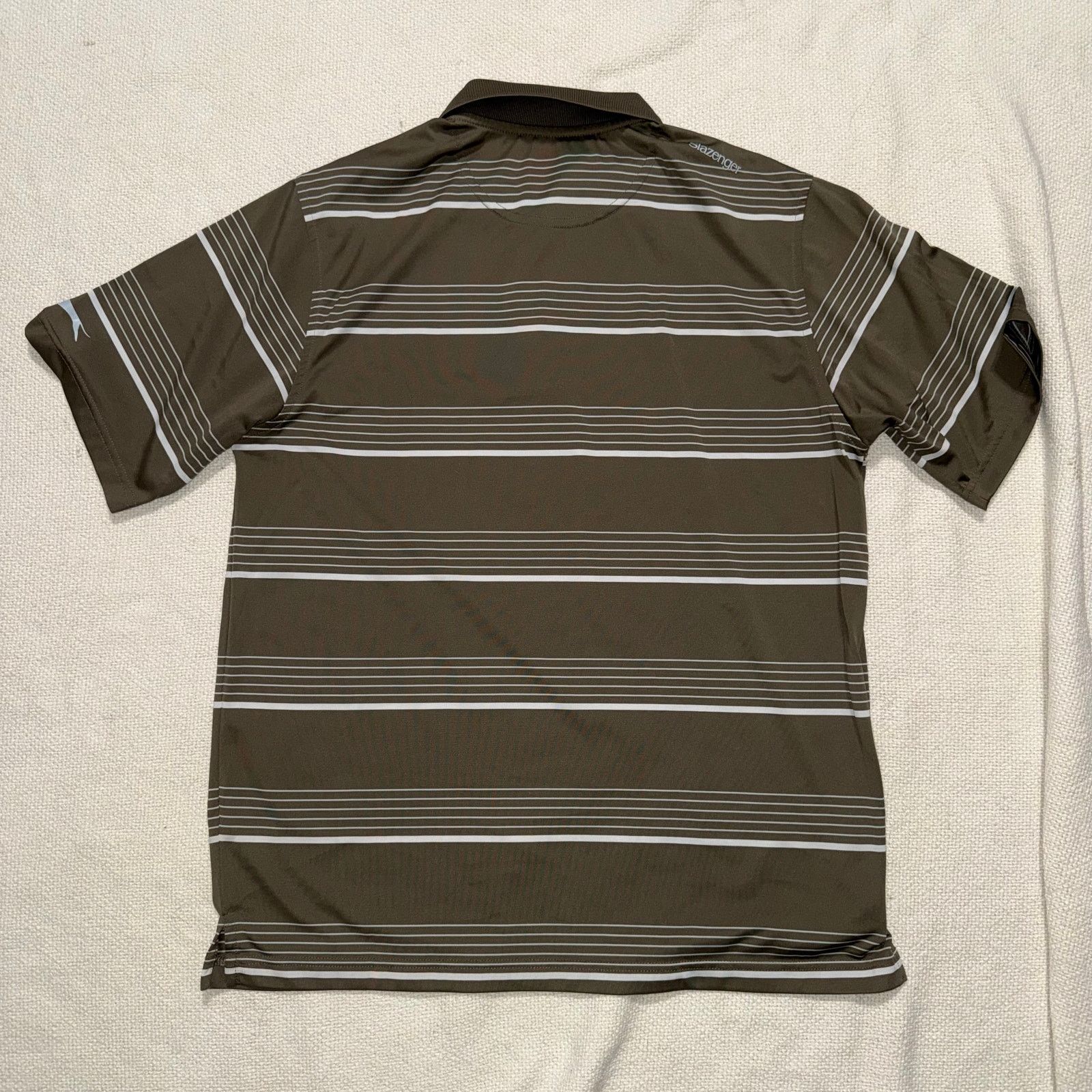 Other Slazenger Striped Performance Polo | Sz M Size US M / EU 48-50 / 2 - 5 Thumbnail