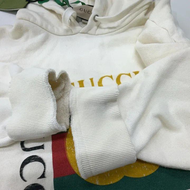 Gucci Gucci Gucci Logo Print Hooded Sweatshirt for Men -2506 Size US XL / EU 56 / 4 - 8 Thumbnail