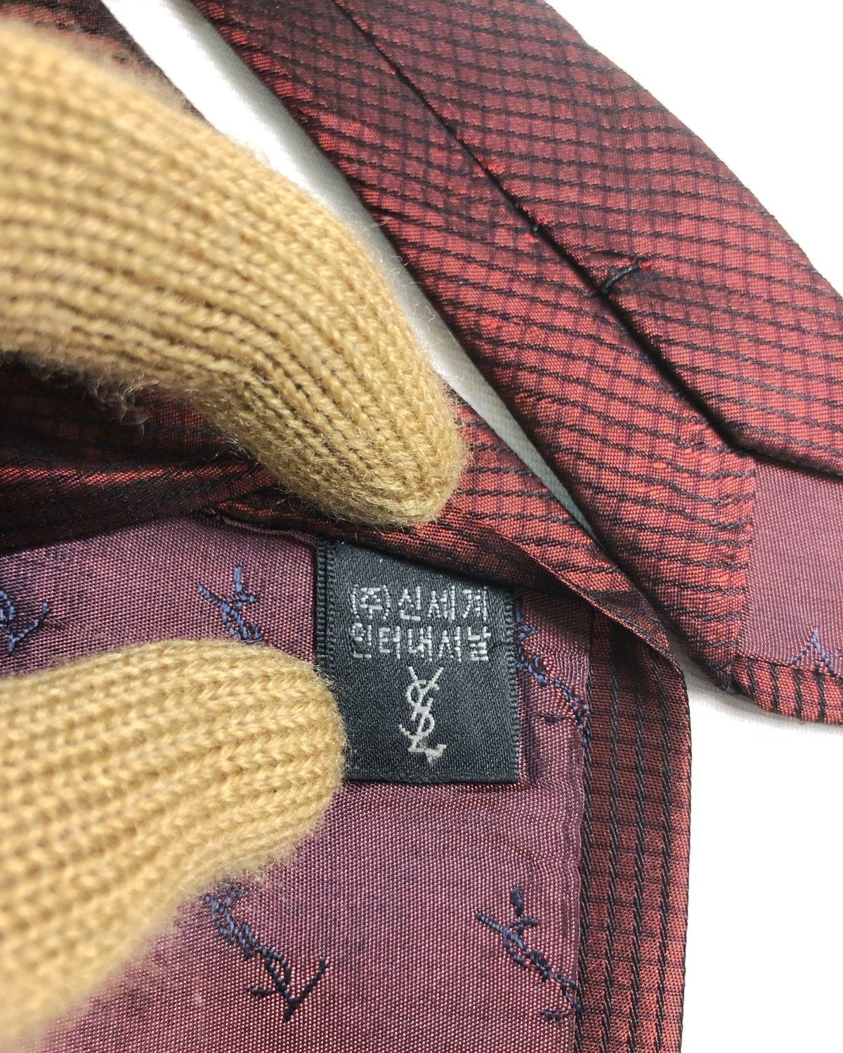 Yves Saint Laurent Rare Vintage Yves Saint Laurent YSL Silk Tie Size ONE SIZE - 8 Thumbnail