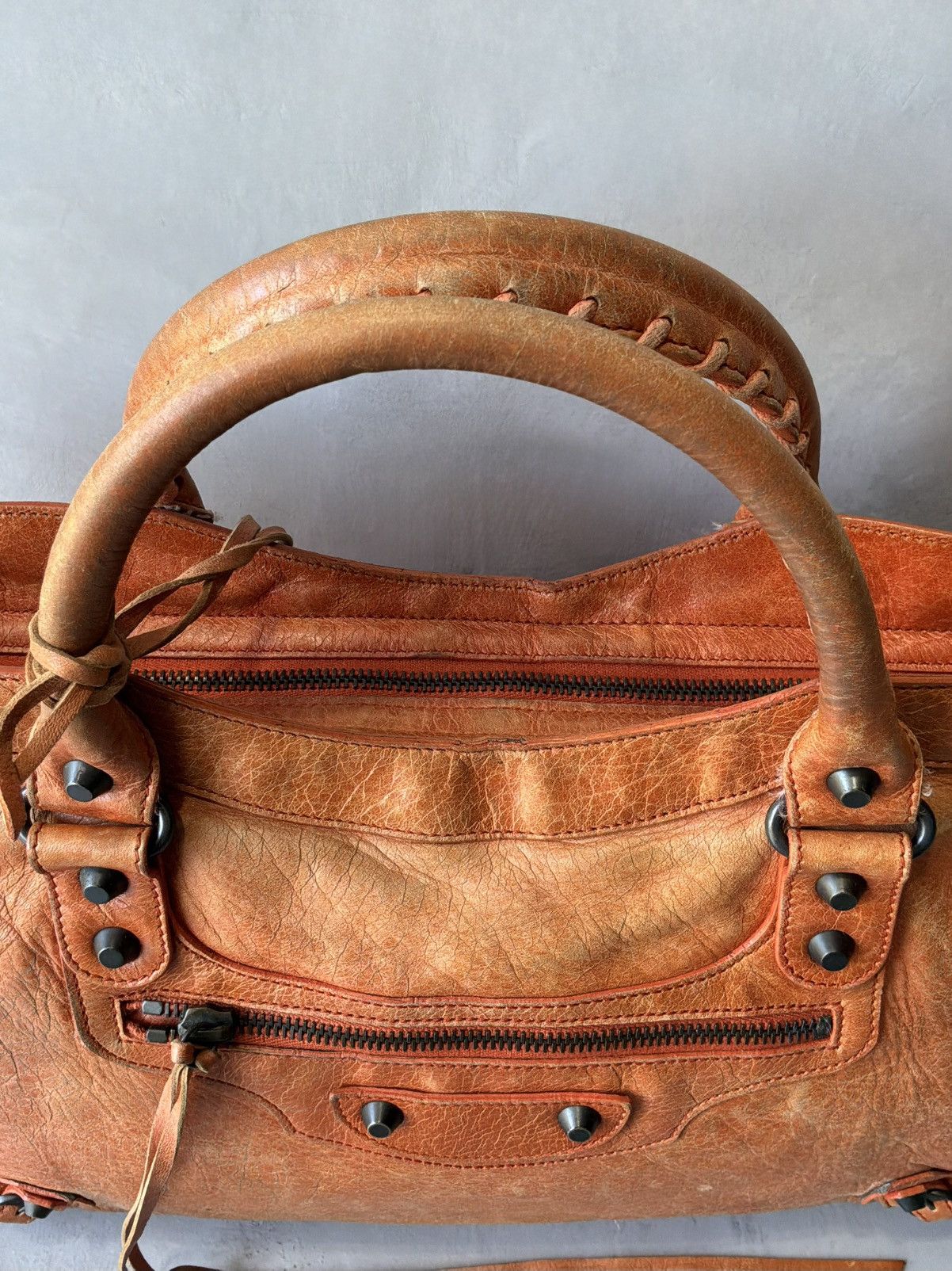Balenciaga Balenciaga - Classic City - Orange Lambskin Bag Size ONE SIZE - 8 Thumbnail