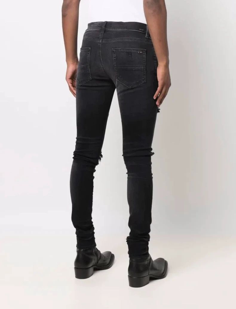 Amiri Amiri ripped vintage distressed skinny jeans Size US 32 / EU 48 - 9 Thumbnail