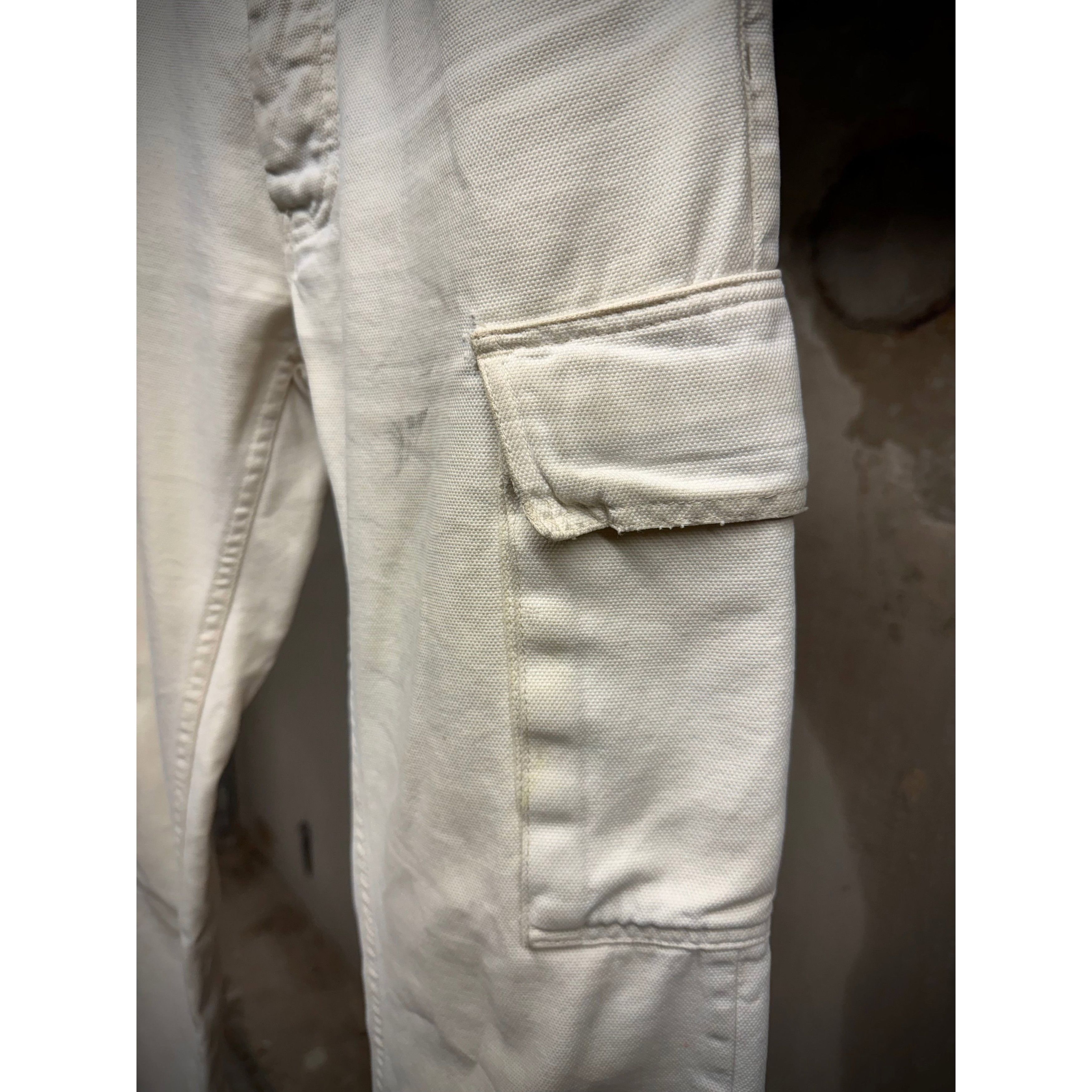 Helmut Lang Helmut Lang 1999 Ivory Cotton Cargo Denim Size US 28 / EU 44 - 3 Thumbnail