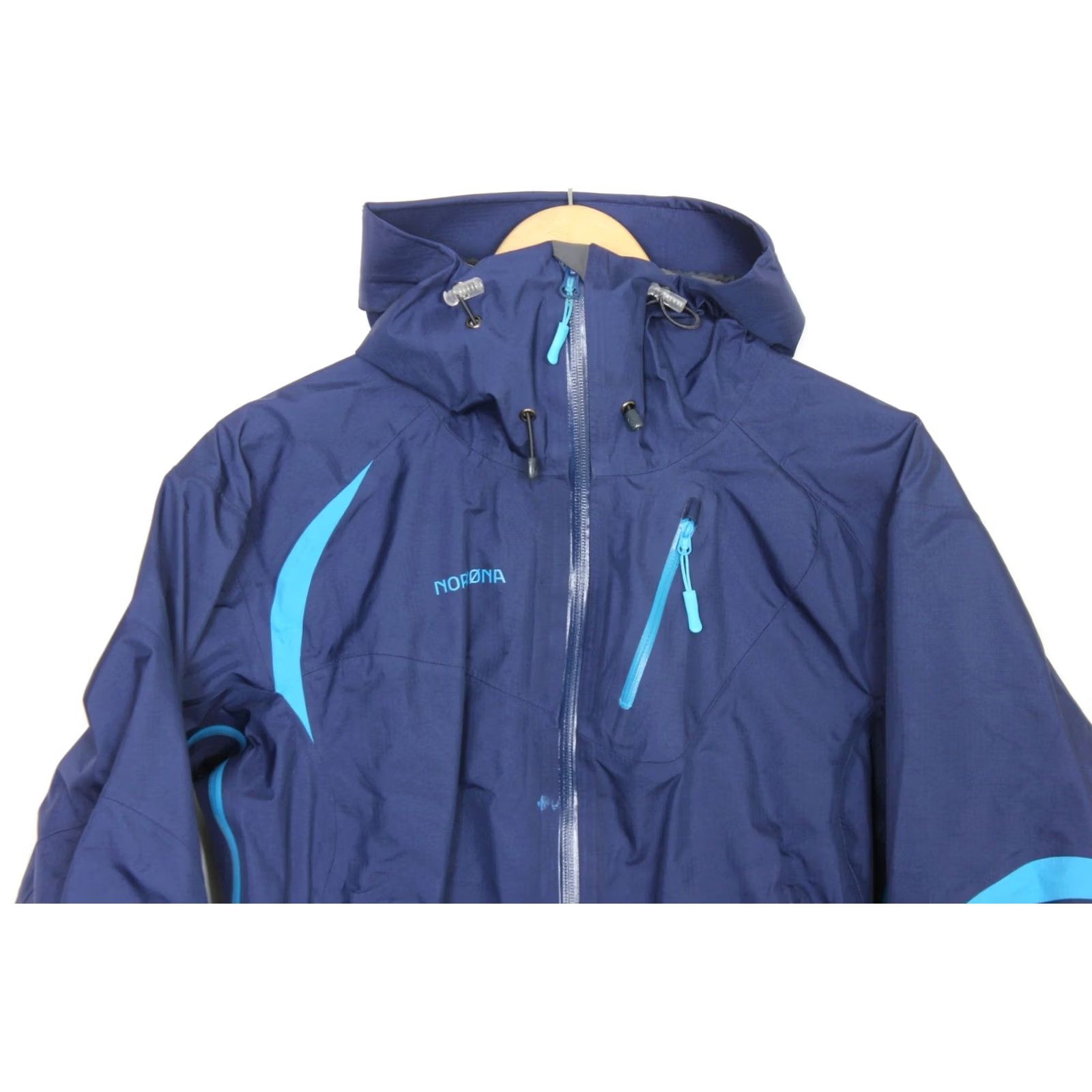 Vintage NORRONA SVALBARD DRI3 Hooded Jacket Women Size L Medieval Blue Hoodie Jacket Women L Blue Size L / US 10 / IT 46 - 2 Thumbnail