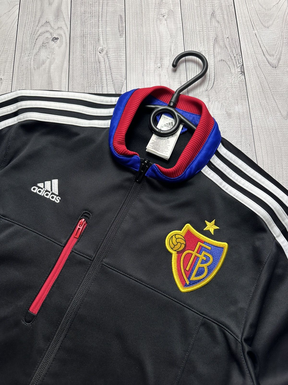 Adidas × Vintage Vintage Adidas Basel soccer track jacket size S Size US S / EU 44-46 / 1 - 3 Thumbnail