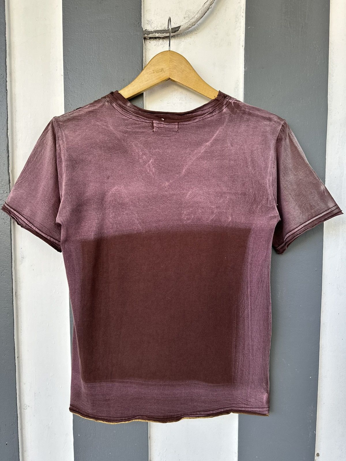 Japanese Brand CRAZY FADED DISTRESSED POEM TSHIRT SEDITIONARIES Size US S / EU 44-46 / 1 - 6 Thumbnail