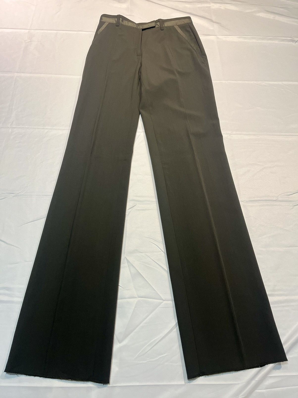 Iro × Vintage Iro Vintage Green Trousers 90s Size US 38 / EU 54 - 1 Thumbnail