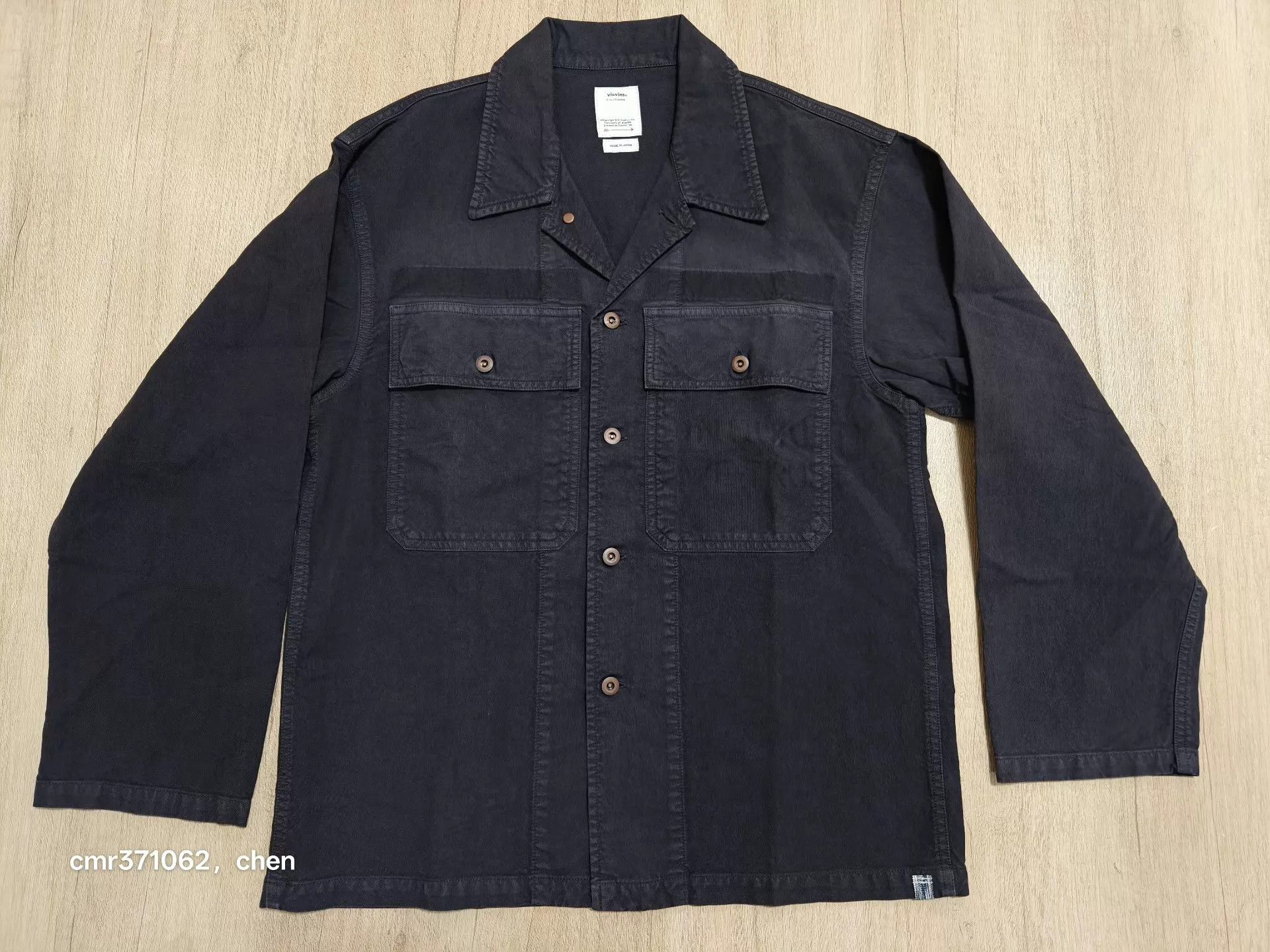 Visvim VISVIM 26SS LARRIKAN L/S CRASH Washed & Destroyed Navy 2,3
