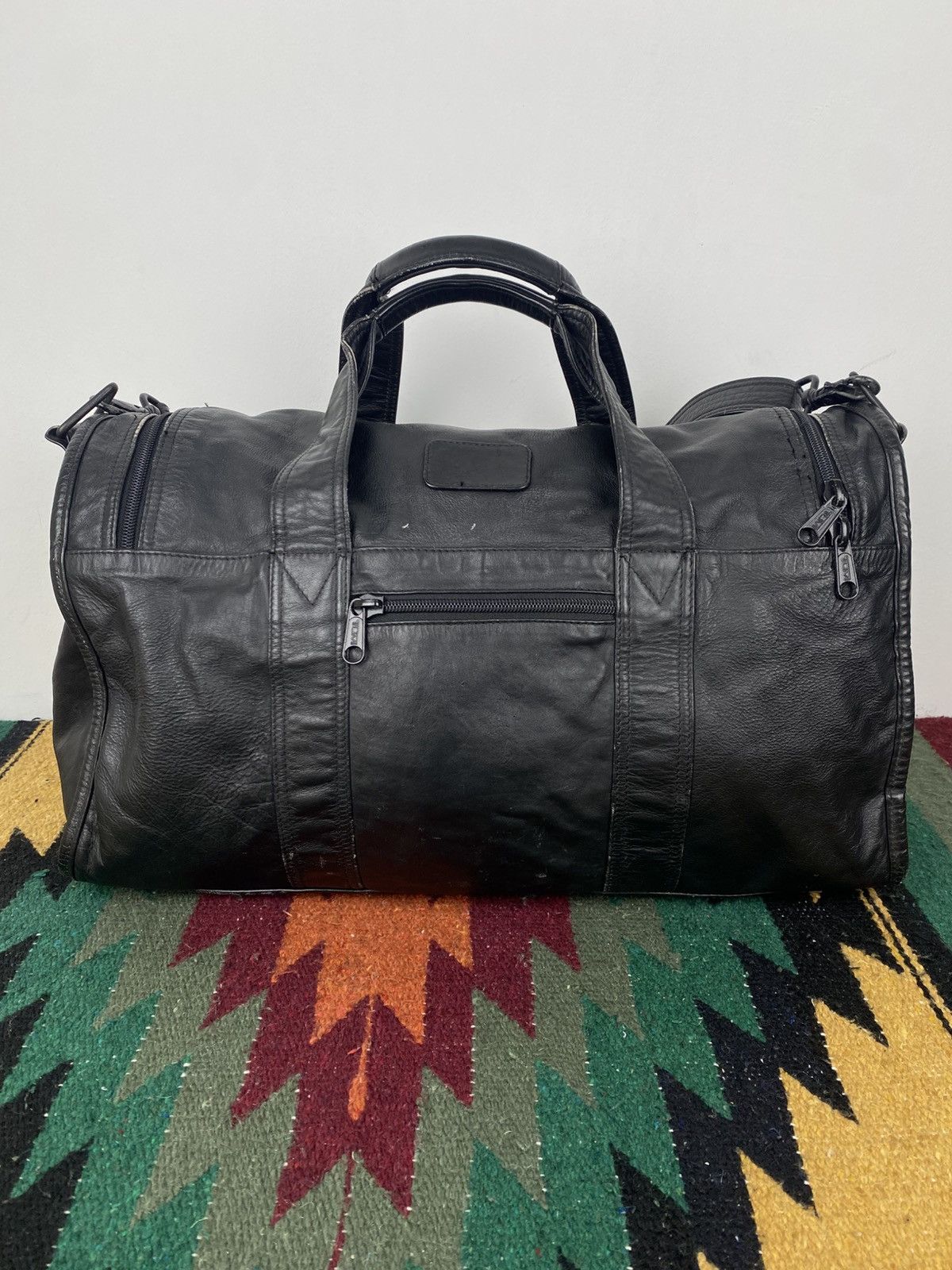 Tumi 2000’s Tumi Goat Patina Leather Duffle Bag Size ONE SIZE - 2 Thumbnail