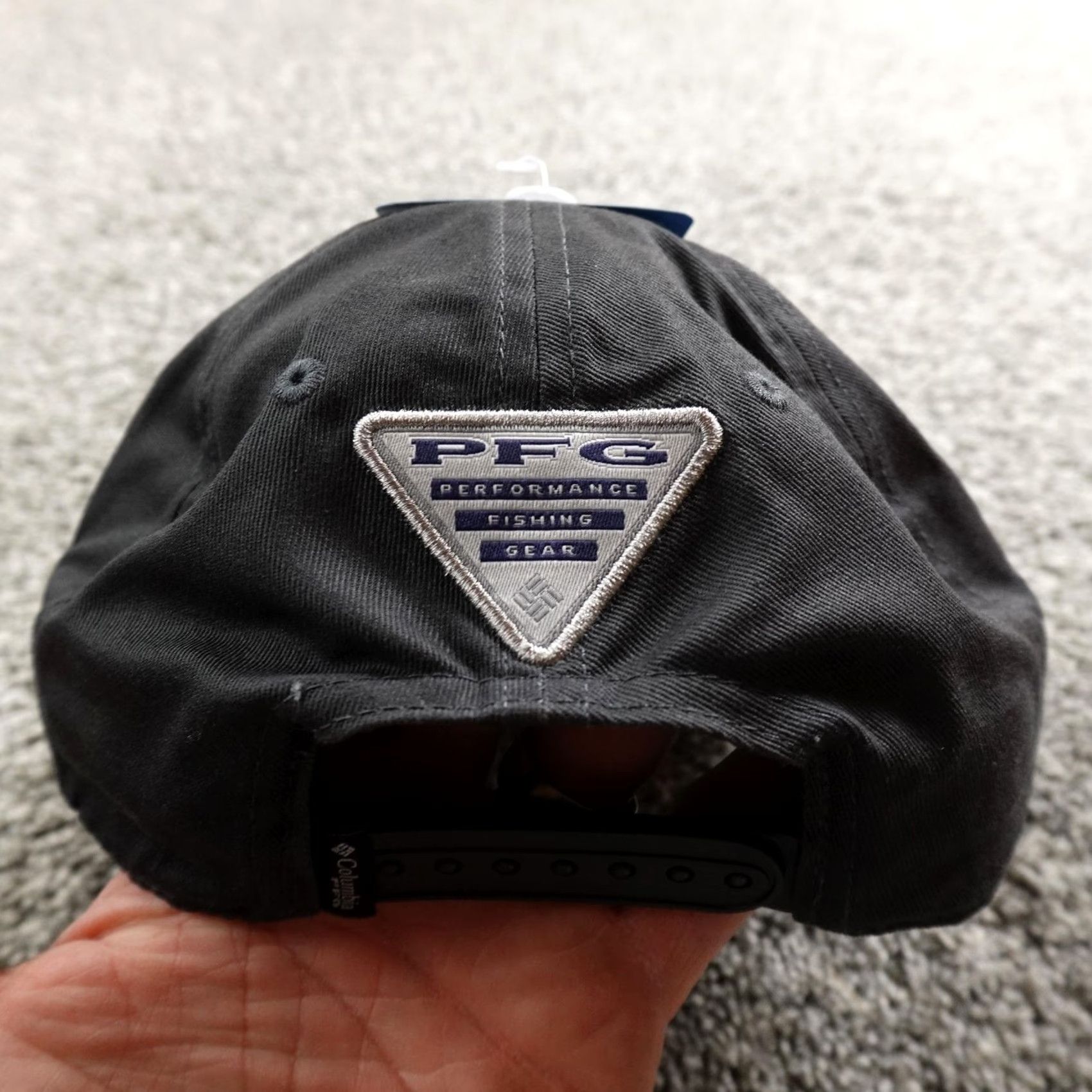 Roper Columbia Hat Cap Mens One Size Black Adjustable Snap Back Rope Fishing Size ONE SIZE - 4 Thumbnail