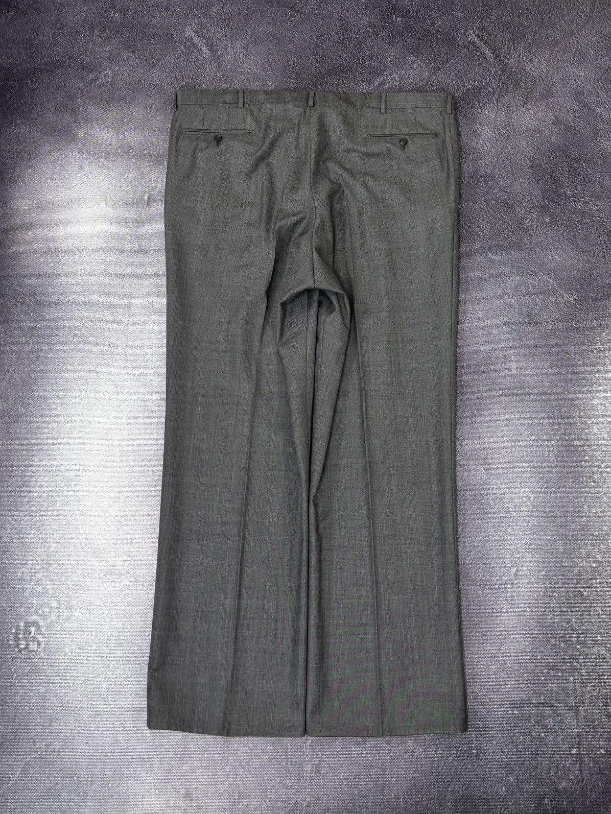 Ermenegildo Zegna Ermenegildo Zegna Su Misura Fit Rom Gray Formal Wool Suit Size 54L - 6 Thumbnail