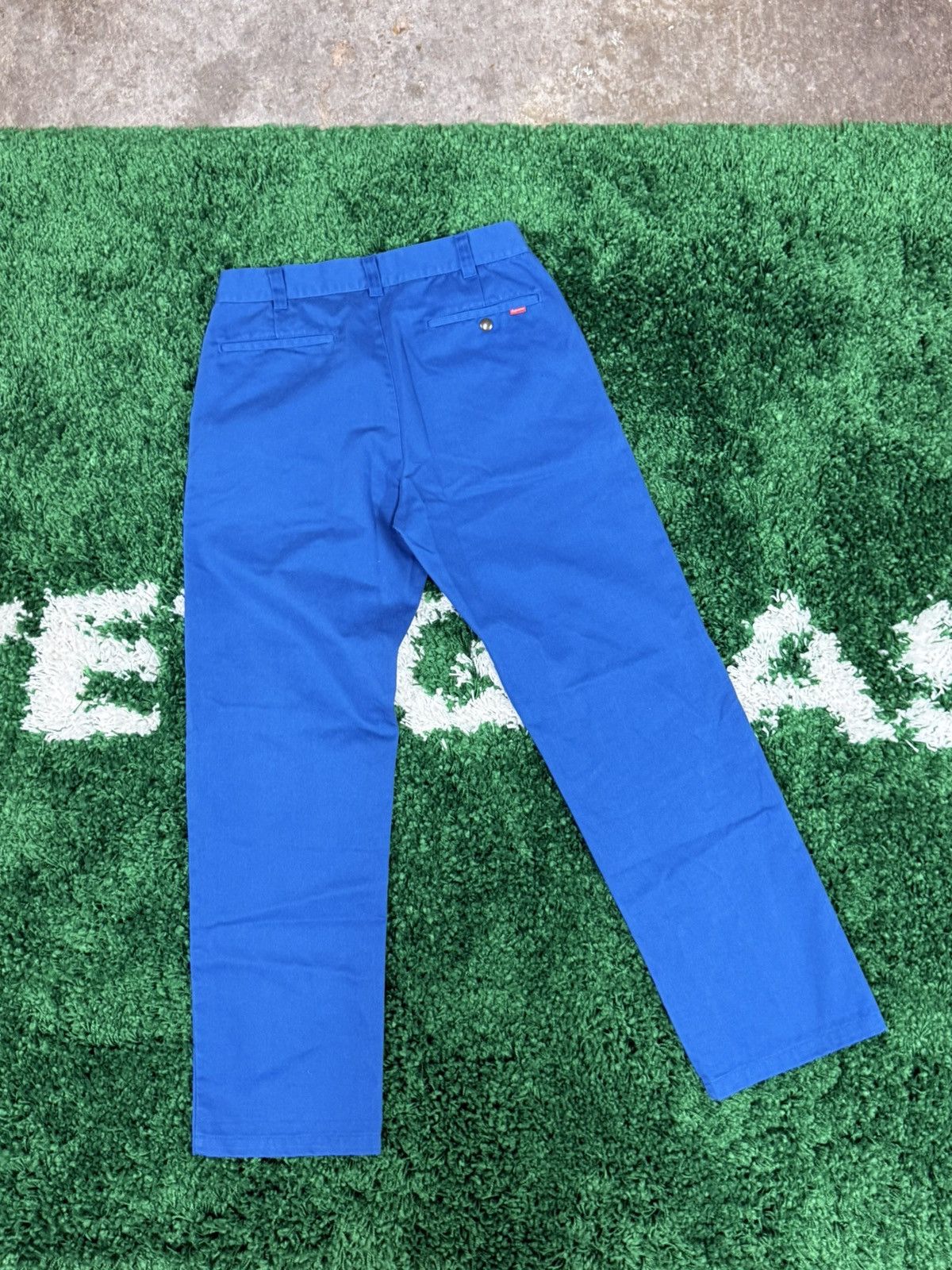 Supreme Royal Blue Work Chino Pants Sz. 30 SS19 874