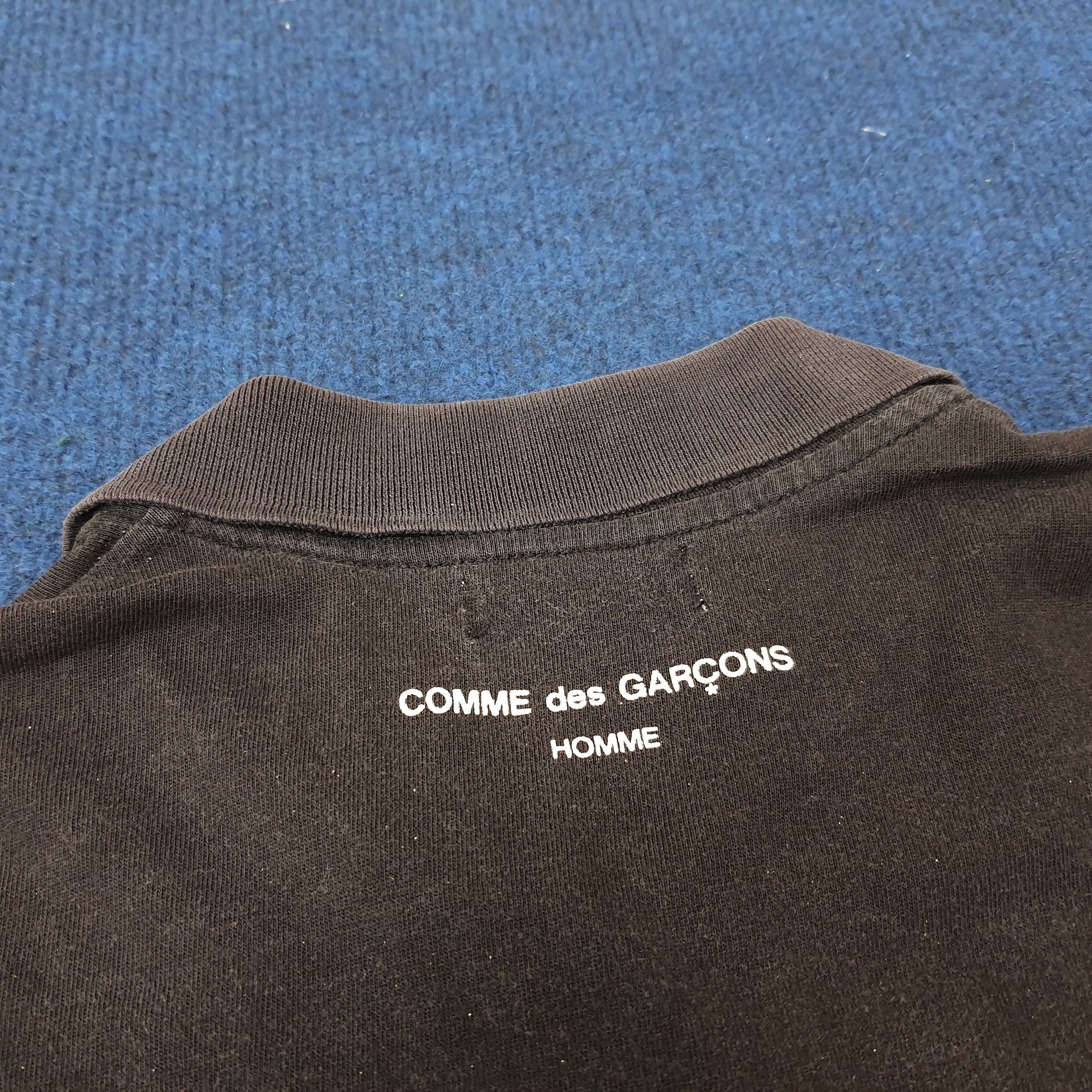 Comme des Garcons Vintage Comme Des Garcons Homme Polo Shirt C239N78 Size US M / EU 48-50 / 2 - 4 Thumbnail