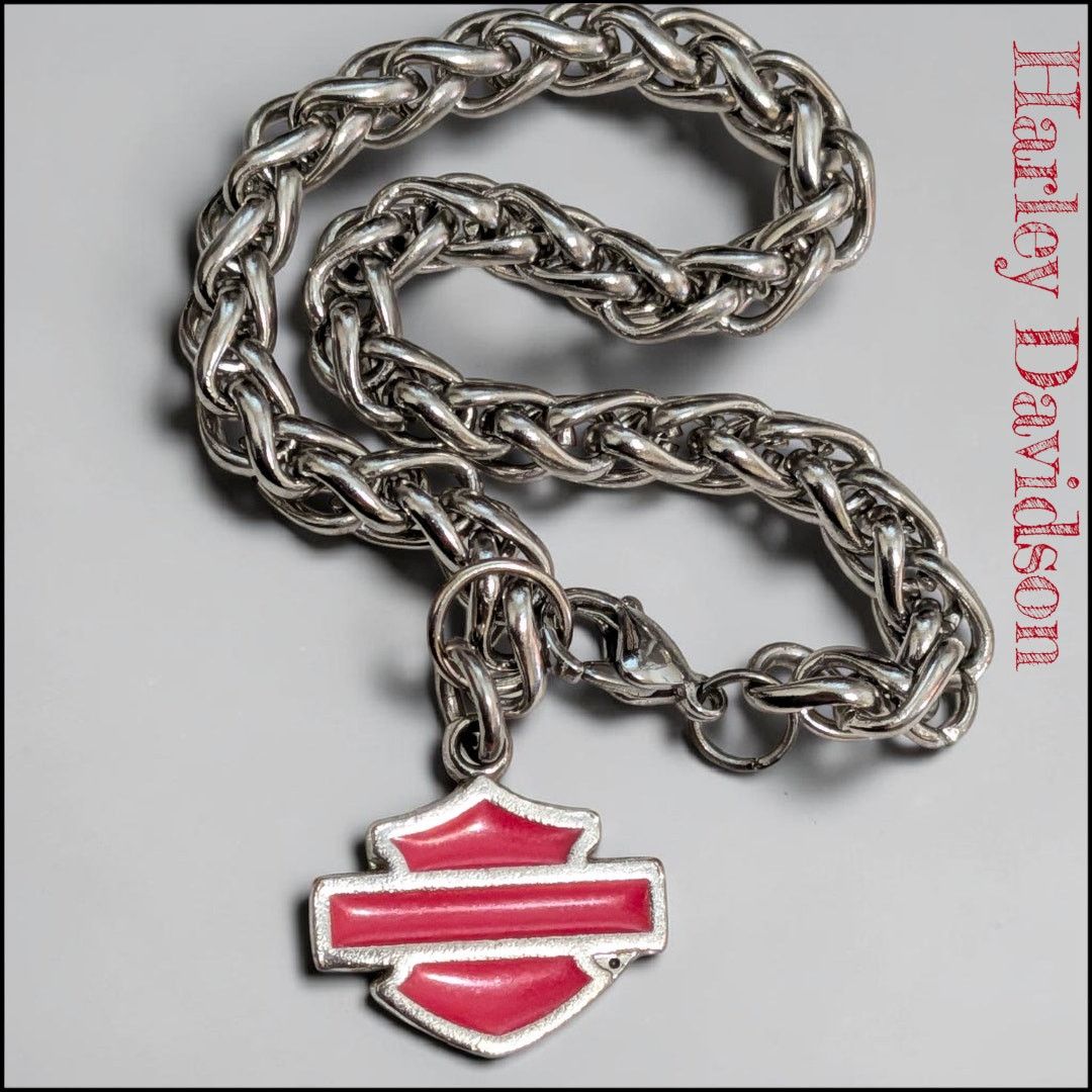 Harley Davidson HARLEY DAVIDSON Bar & Shield Charm Bracelet Stainless Steel Size ONE SIZE - 1 Thumbnail