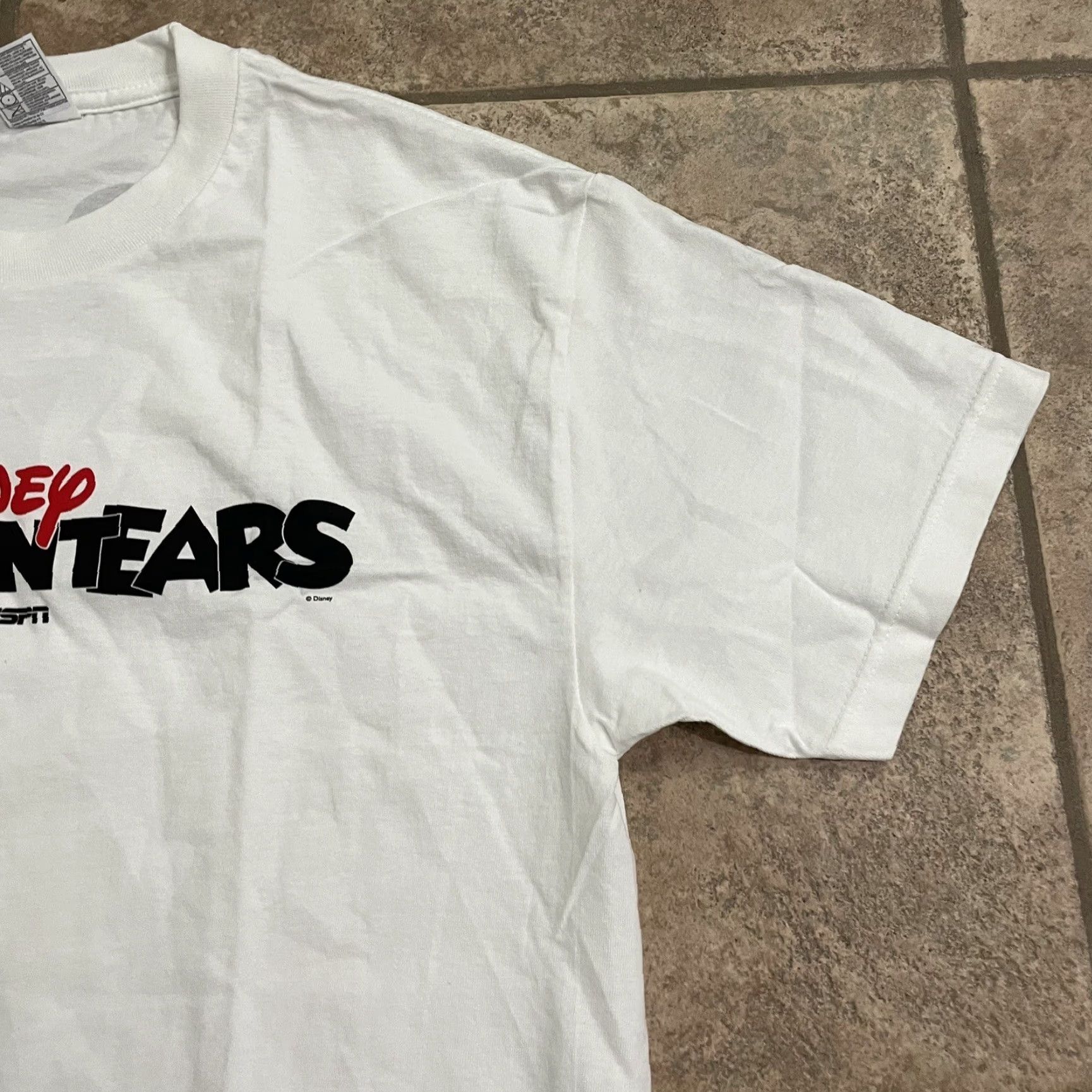 Disney Alstyle Disney VolunTears T-Shirt White 100% Cotton Mens Size L Tee Graphic Tee Disney VolunTears White Shirt Mens L Size US L / EU 52-54 / 3 - 2 Thumbnail