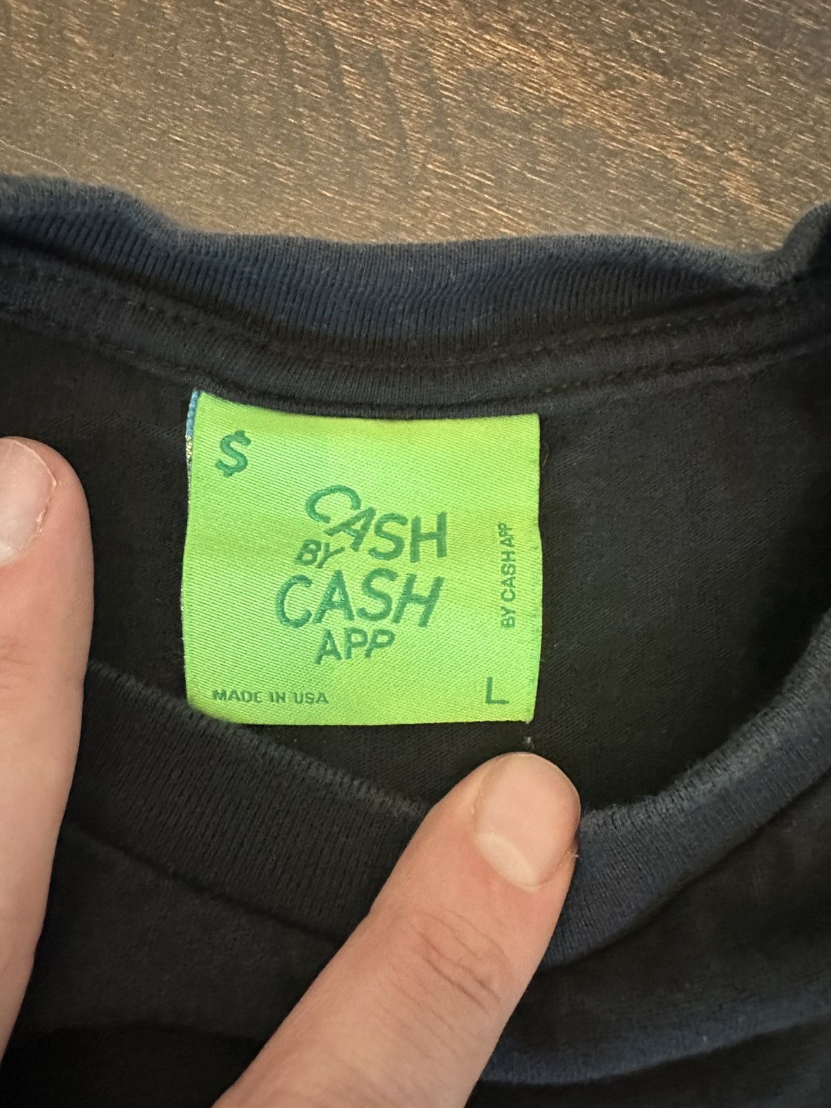 Other Cash by Cash App Black Short Sleeve Shirt Promo Size-Large Size US L / EU 52-54 / 3 - 9 Thumbnail