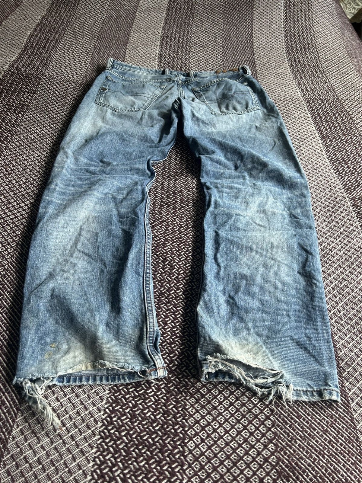 Vintage Vintage Diesel Waykee Denim Jeans Distressed Faded Thrashed Size US 32 / EU 48 - 12 Thumbnail