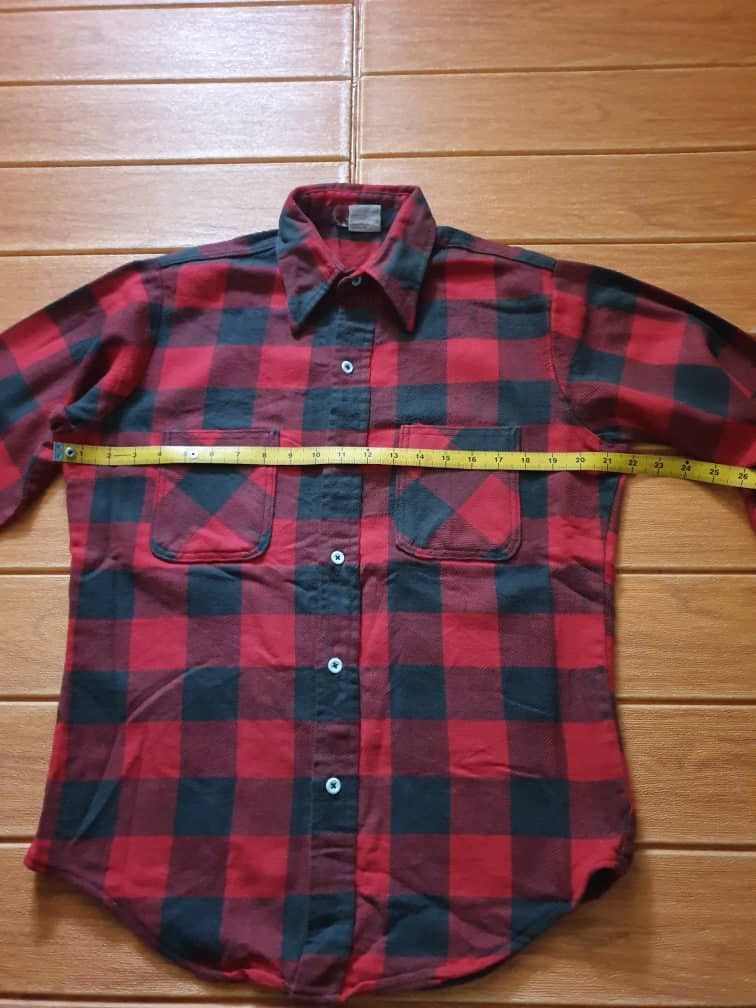 Big Mac 💥Big Mac Checkered red retro chambray shirt Size US M / EU 48-50 / 2 - 6 Thumbnail