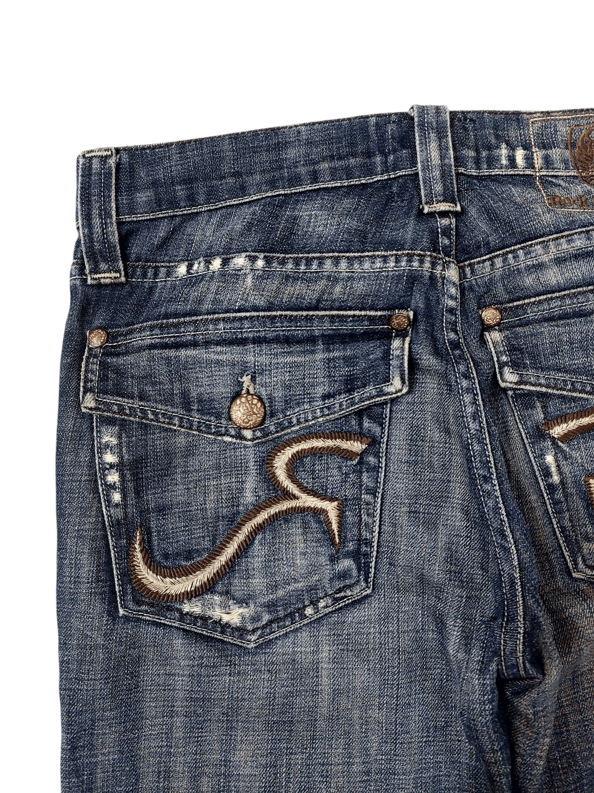 Rock & Republic Rock & Republic Flare Classic Baggy Style Denim Size US 31 - 14 Thumbnail