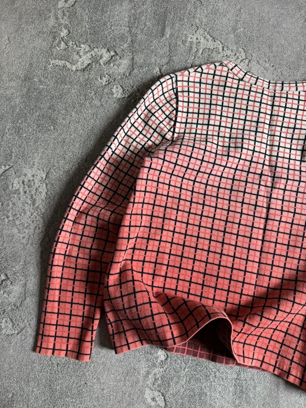 Cos × Designer COS S multicolour Chekered sweater jumper pullover knitwear Size S / US 4 / IT 40 - 14 Thumbnail
