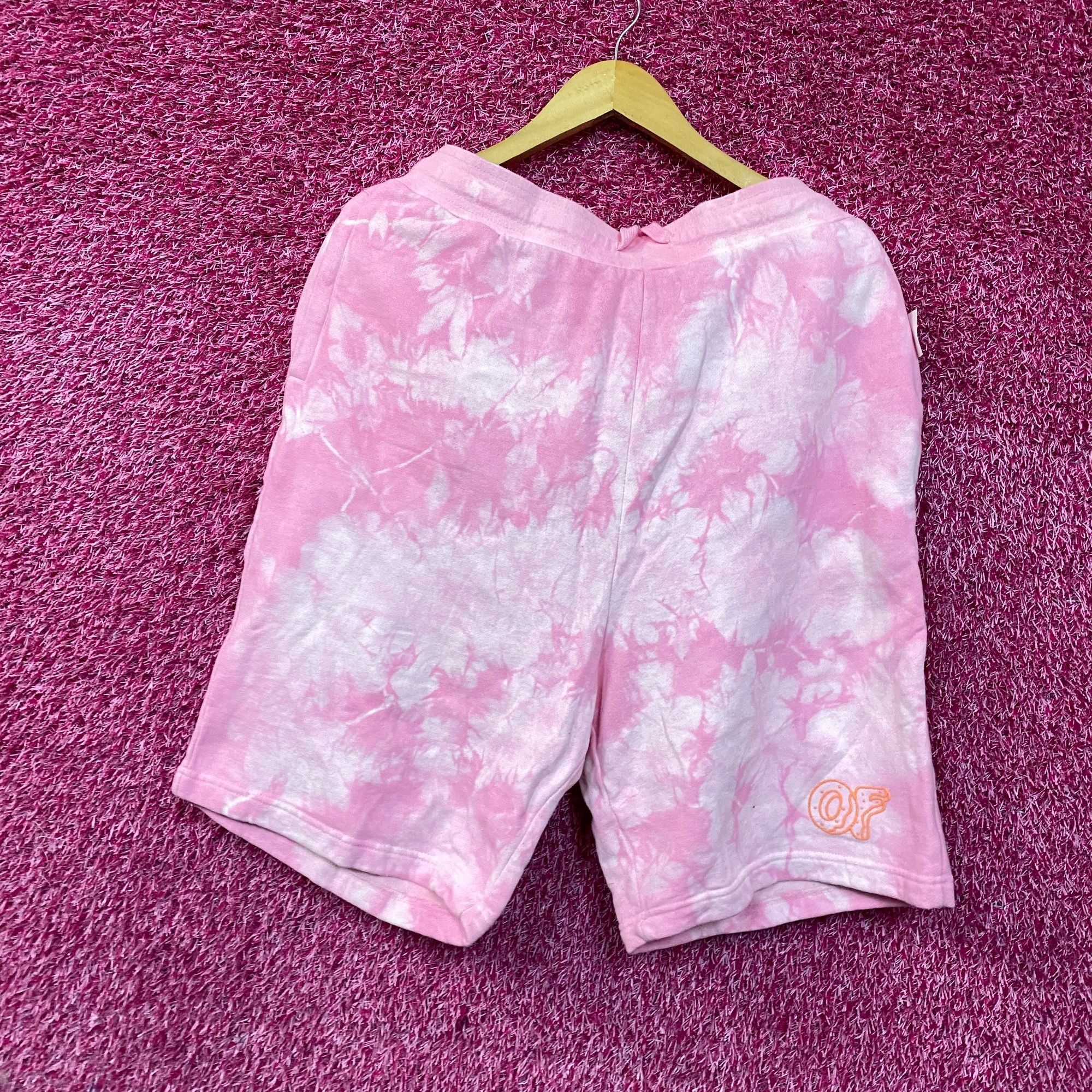 Odd Future Odd Future Pink Tie-Dye Sweat Shorts XL Size US 36 / EU 52 - 3 Thumbnail