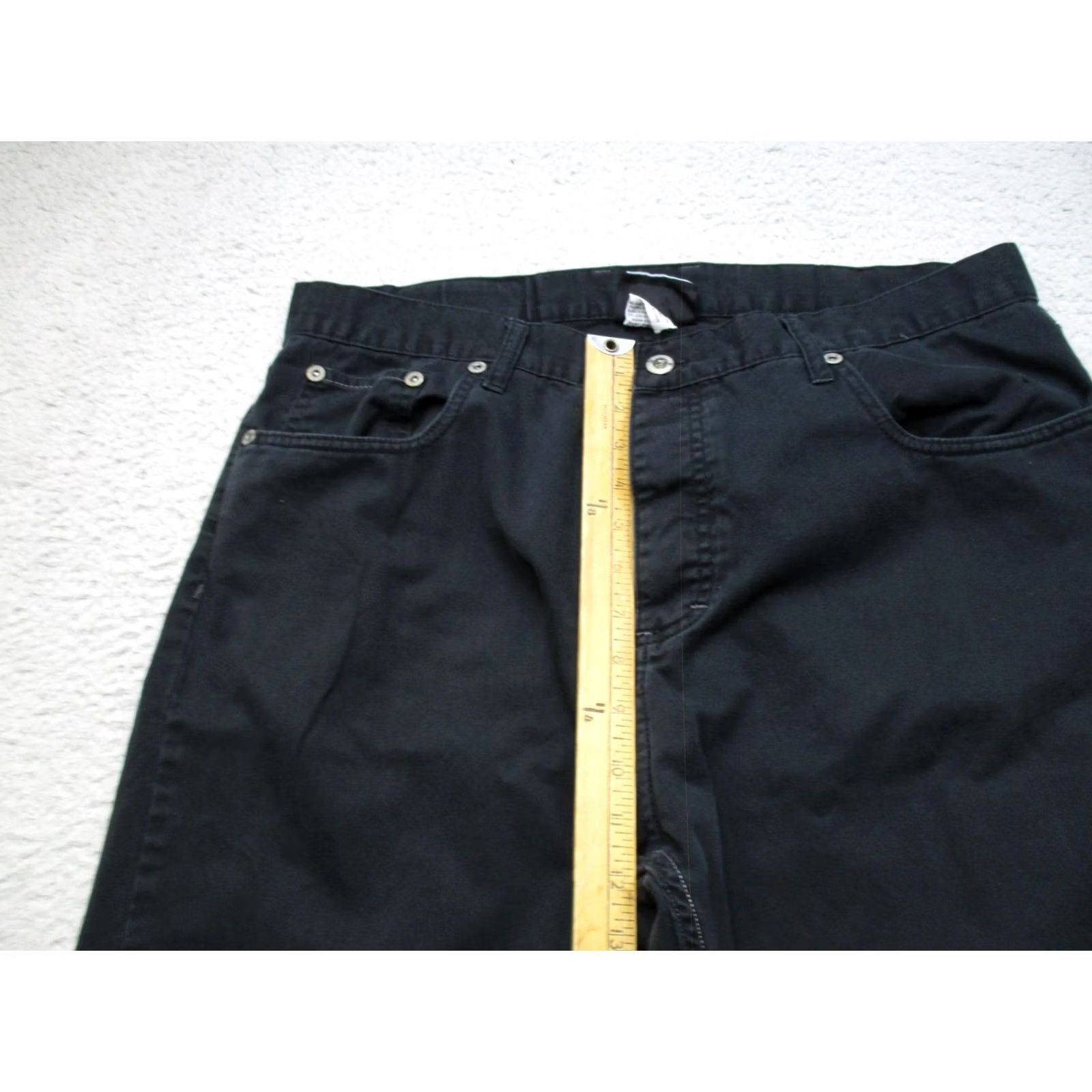 Vintage Kikwear 91 Jeans Mens 38 Black Wide-Leg Baggy Streetwear Denim 100% Cotton Relaxed Button Fly Pockets Size US 38 / EU 54 - 4 Thumbnail