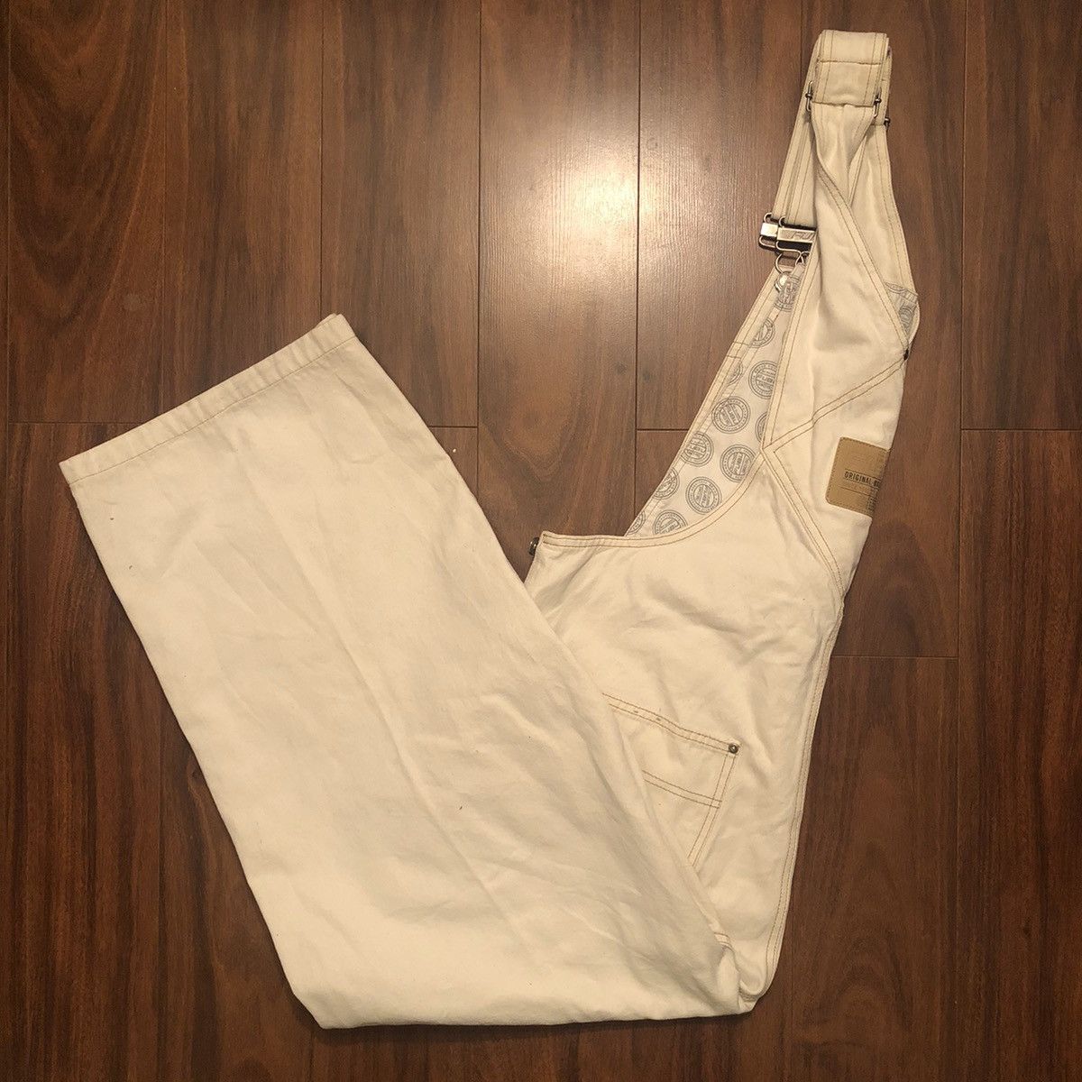Fubu Vintage Y2K FUBU Denim Bib Carpenter Overalls Streetwear XL Size US 34 / EU 50 - 1 Thumbnail