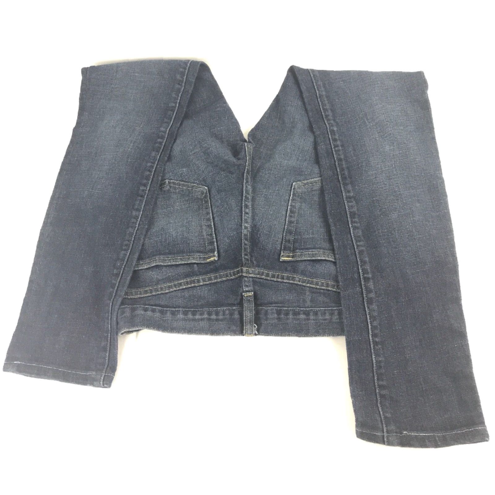 J.Crew J.CREW Jeans Women's Straight Leg Dark Wash Size 28 - Blue, Regular, 28" Inseam, 28" Waist, Pre-owned Size 28" / US 6 / IT 42 - 2 Thumbnail
