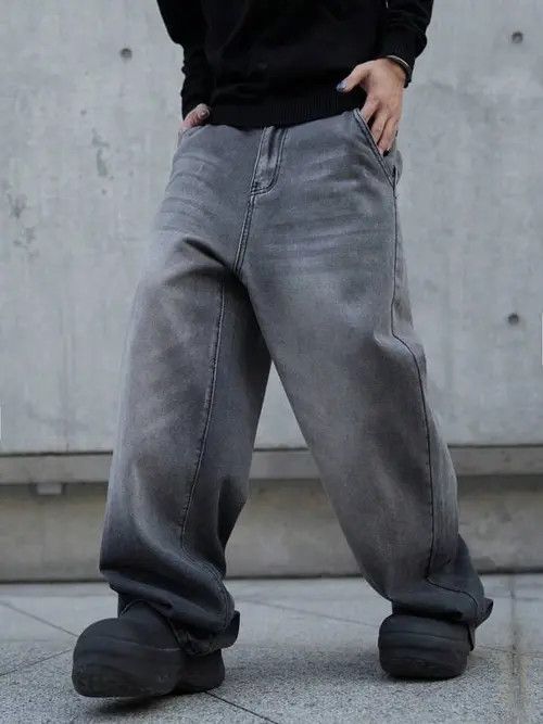 Japanese Brand Kubota x Mako Skater Washed Drip Baggy Denim Jeans Size US 32 / EU 48 - 3 Thumbnail