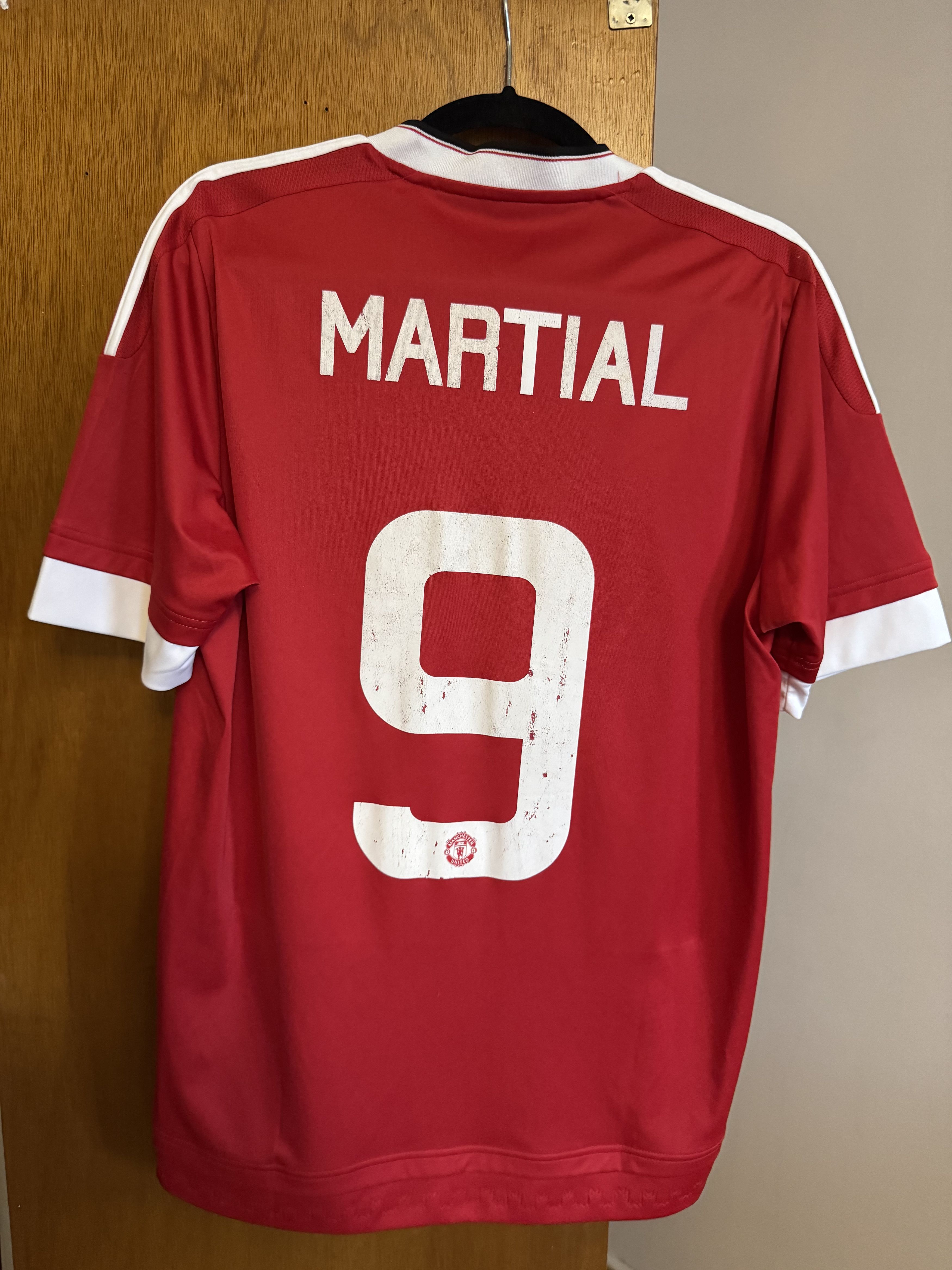 Adidas Manchester United 15/15 Home kit - Anthony Martial #9 Size US M / EU 48-50 / 2 - 4 Thumbnail