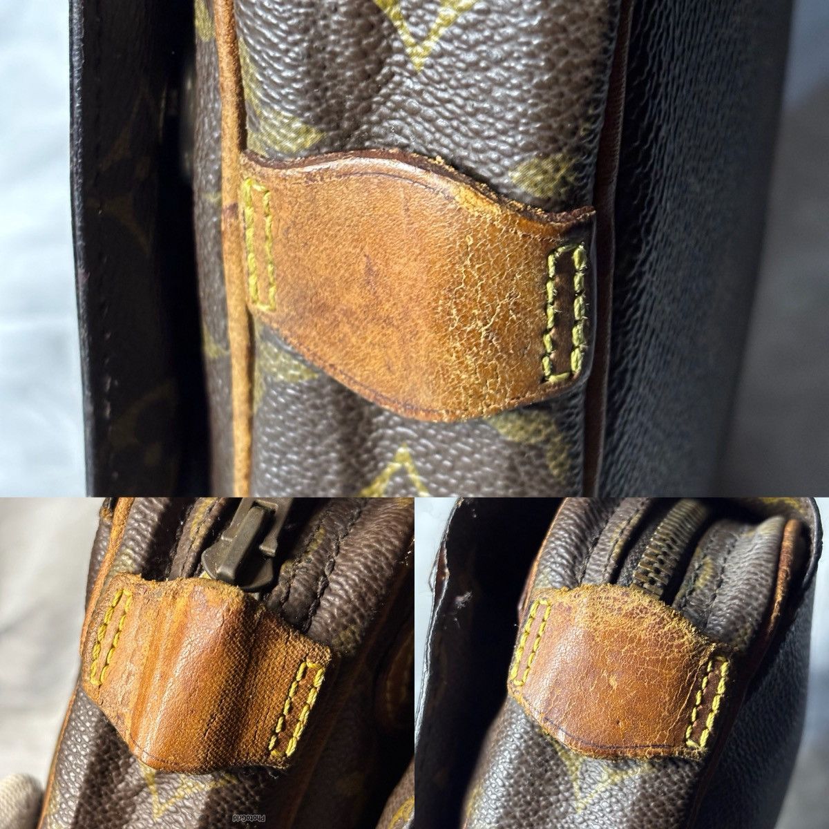 Louis Vuitton (very worn) Louis Vuitton Cluth Bag Vintage Size ONE SIZE - 19 Thumbnail