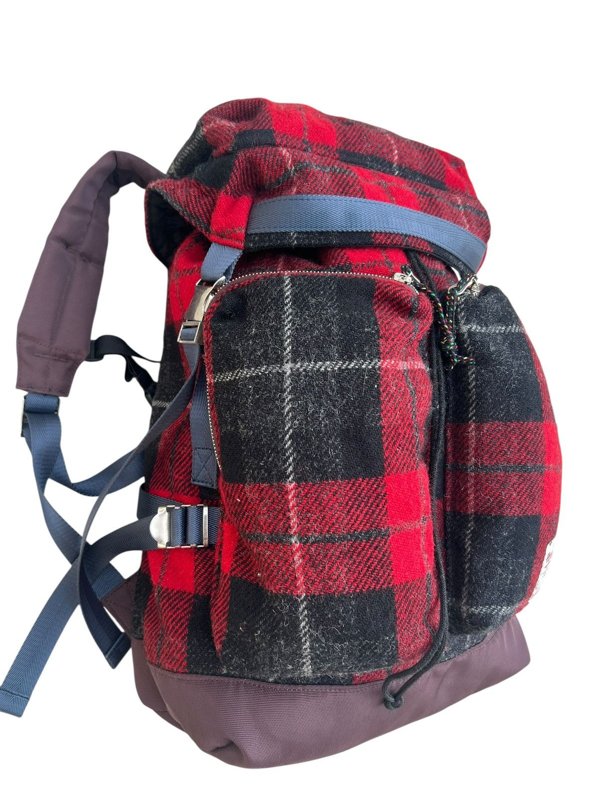 Harris Tweed Harris Tweed X Ciaopanic Standard Japan Tartan Backpack Bag Size ONE SIZE - 8 Thumbnail