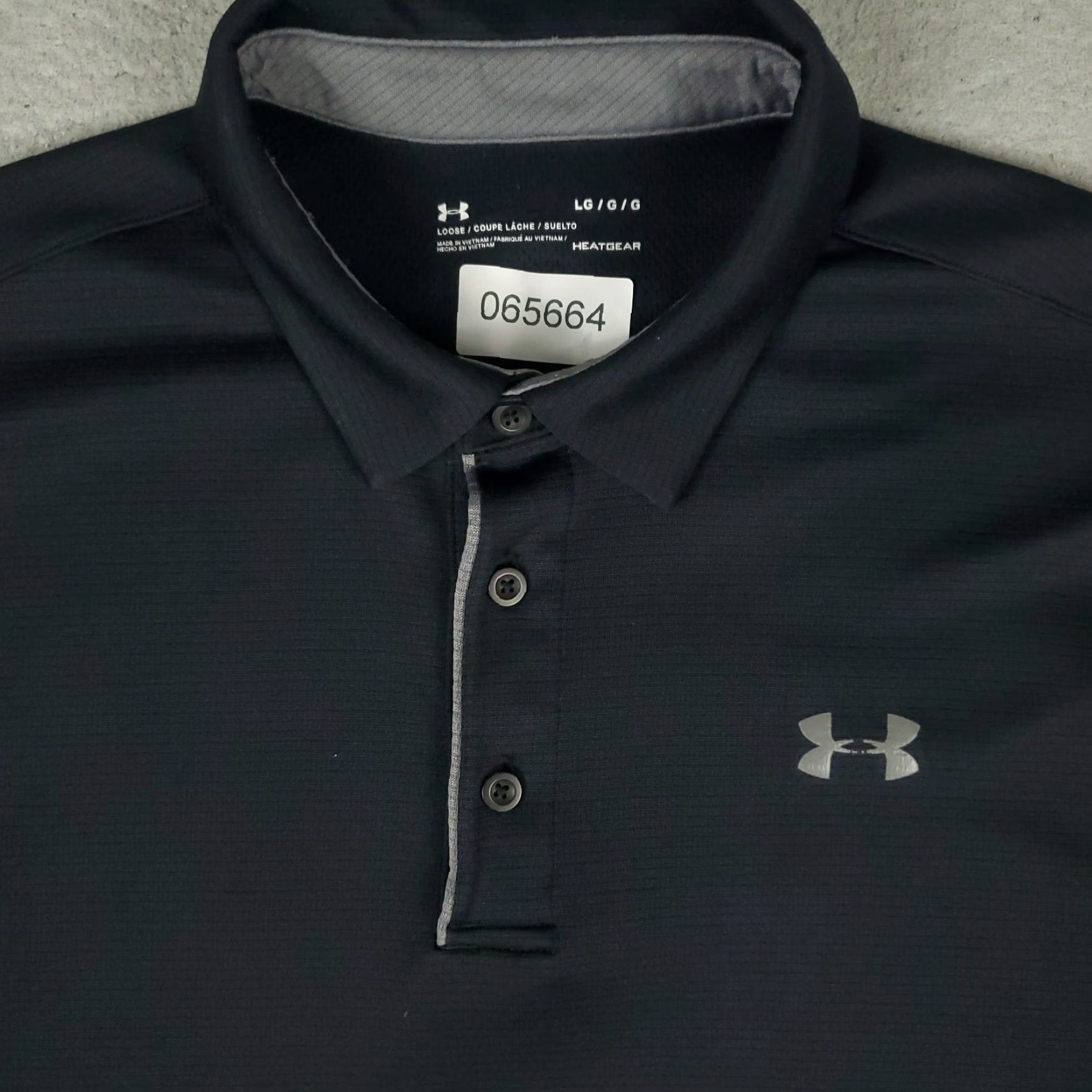 Under Armour Under Armour Polo Shirt Mens Size Large Black Golf Casual Short Sleeve Polo Shirt Size US L / EU 52-54 / 3 - 2 Thumbnail