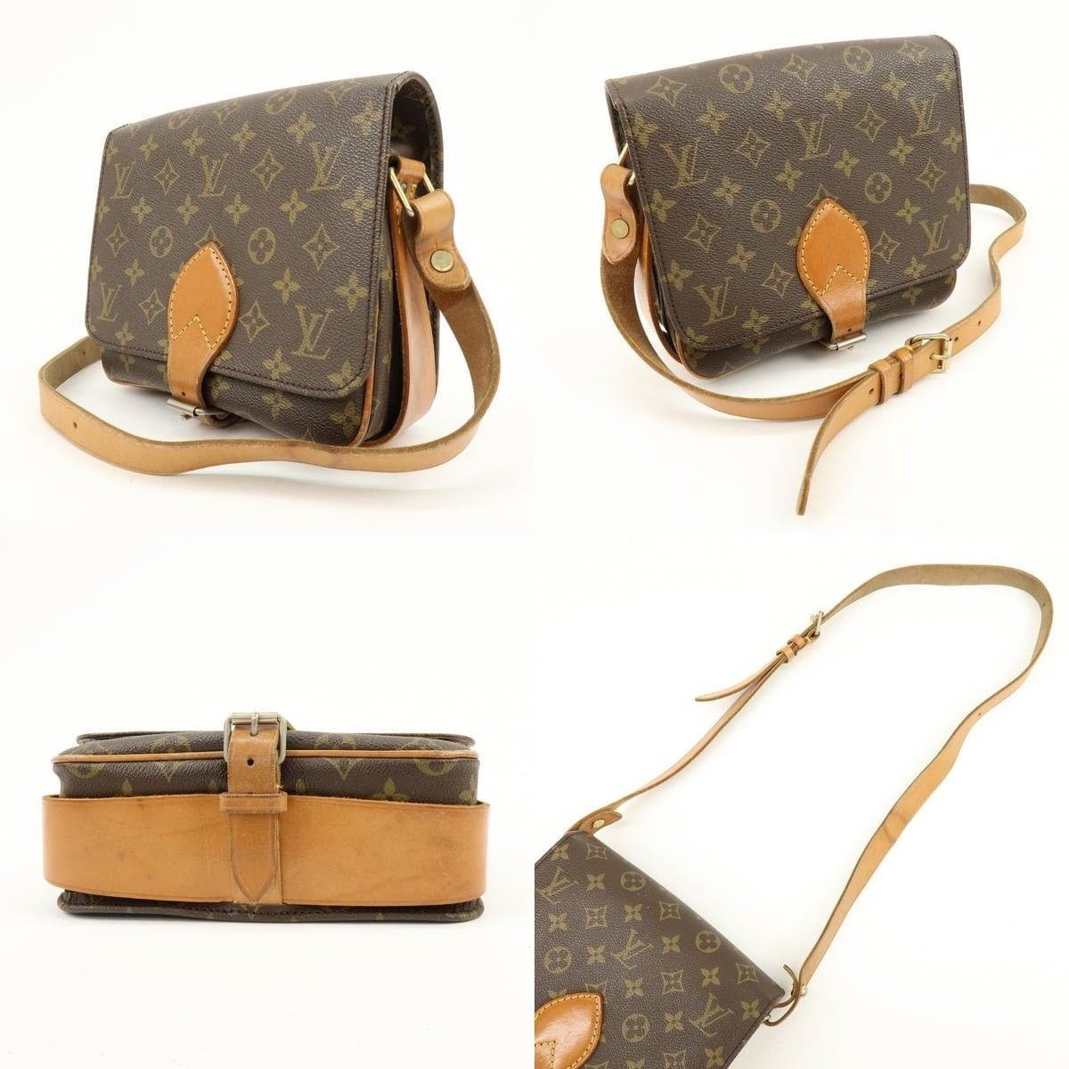 Louis Vuitton Louis Vuitton Monogram Cartouchiere MM Shoulder Bag Size ONE SIZE - 3 Thumbnail