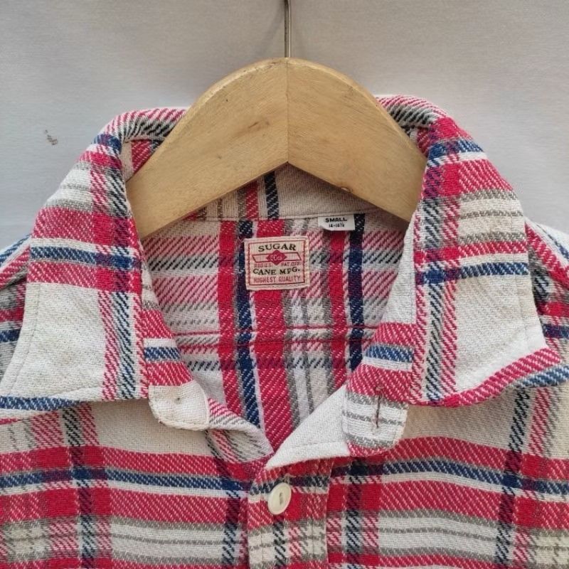 Sugar Cane × Vintage Vintage Sugar Cane Outer Flanell Shirts Size US S / EU 44-46 / 1 - 3 Thumbnail