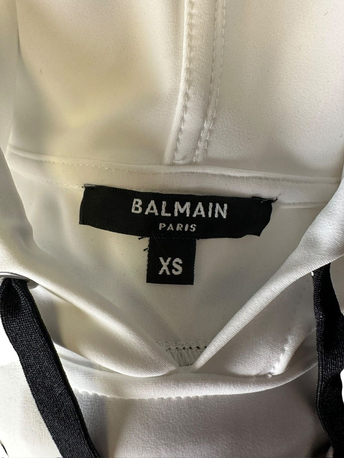 Balmain Balmain Logo-print Detail Hoodie Size US XS / EU 42 / 0 - 5 Thumbnail