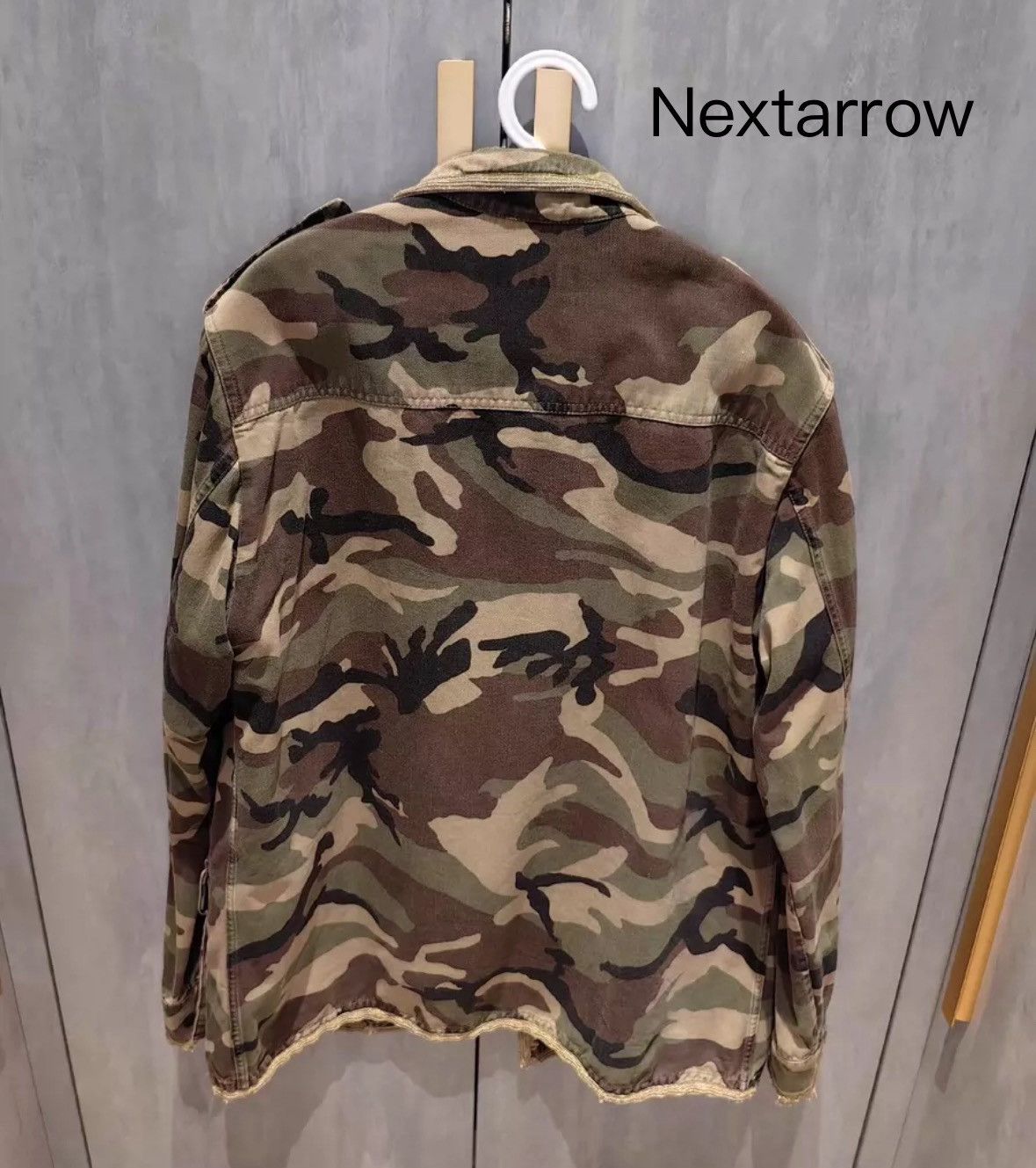 Saint Laurent Paris × Yves Saint Laurent Saint Laurent Paris camouflage jacket 2412-Nextarrow Size US L / EU 52-54 / 3 - 2 Thumbnail