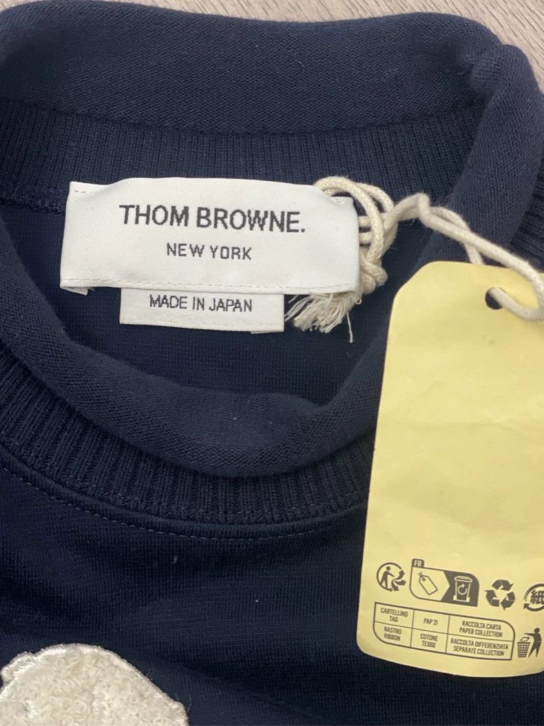 Thom Browne Thom browne Tibetan blue color striped fleece puppy half-hi Size XS / US 0-2 / IT 36-38 - 6 Thumbnail