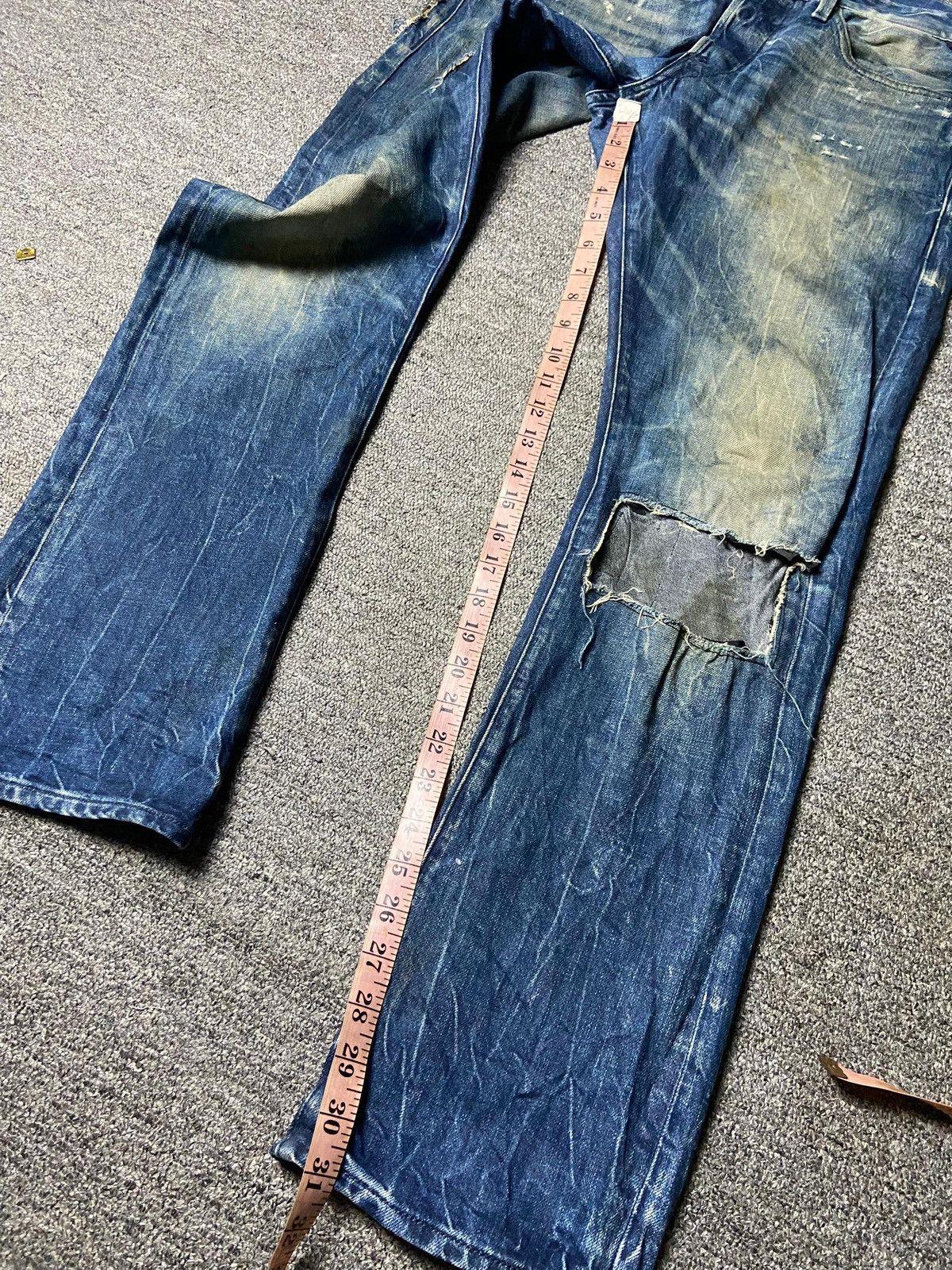 Replay REPLAY Distressed Denim Ripped Jeans (141) Size US 35 - 9 Thumbnail