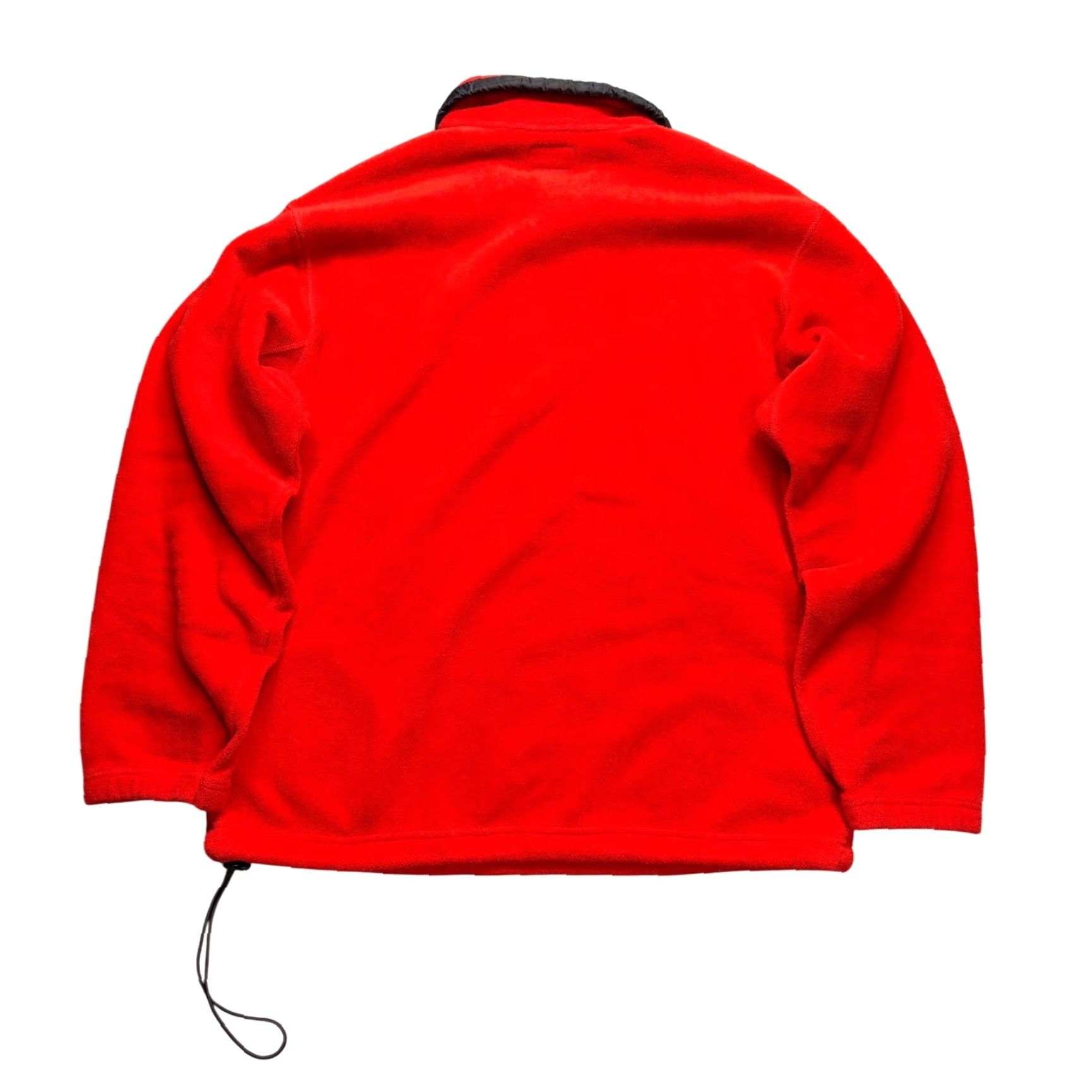 Guess VINTAGE Guess Sport Fleece Pullover Mens M Red 1/4 Snap Mock Neck Jacket Size US M / EU 48-50 / 2 - 2 Thumbnail