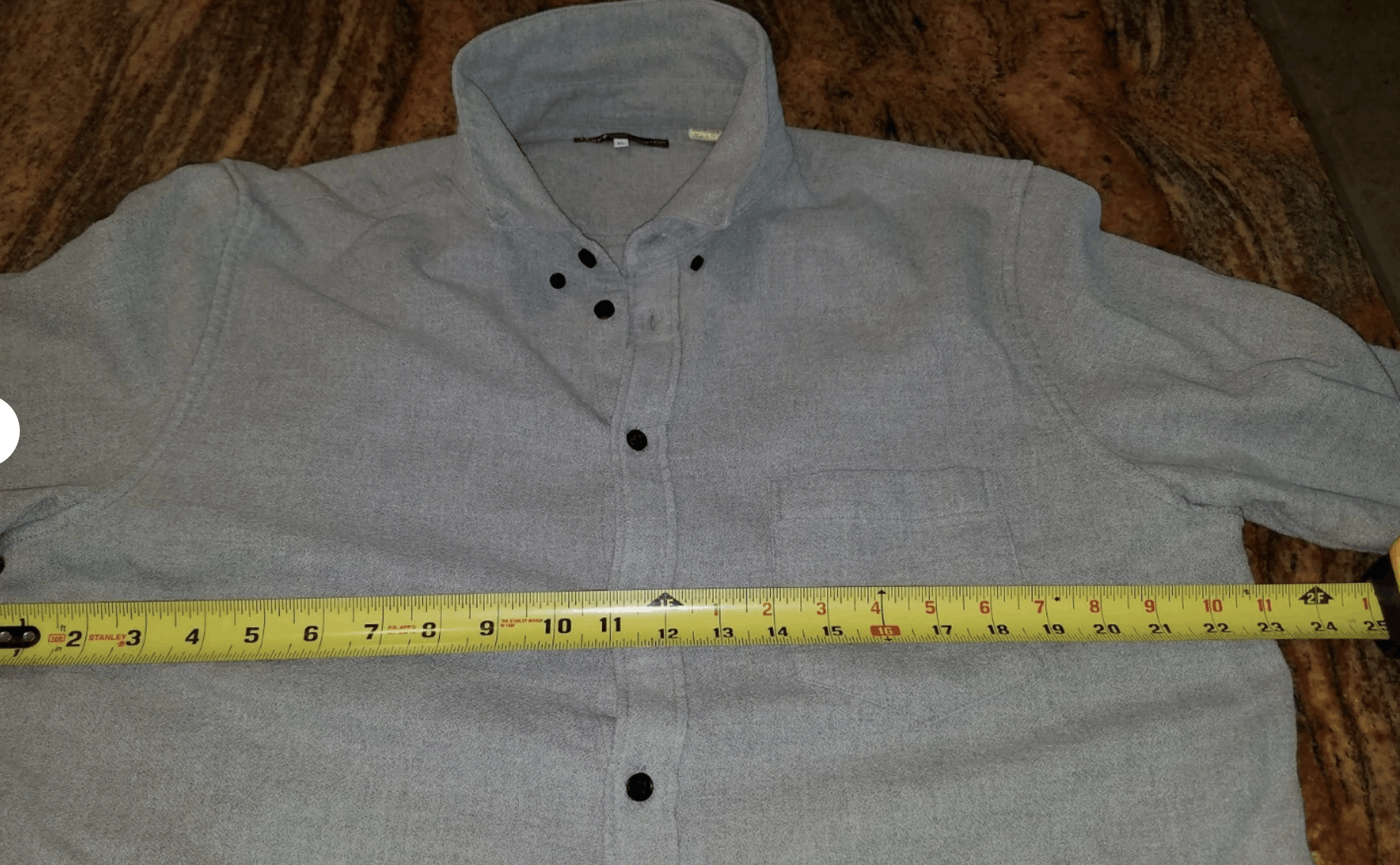 Levi's Made & Crafted Levi's Made and Crafted Grey Button Down in XL/4 Size US XL / EU 56 / 4 - 5 Thumbnail